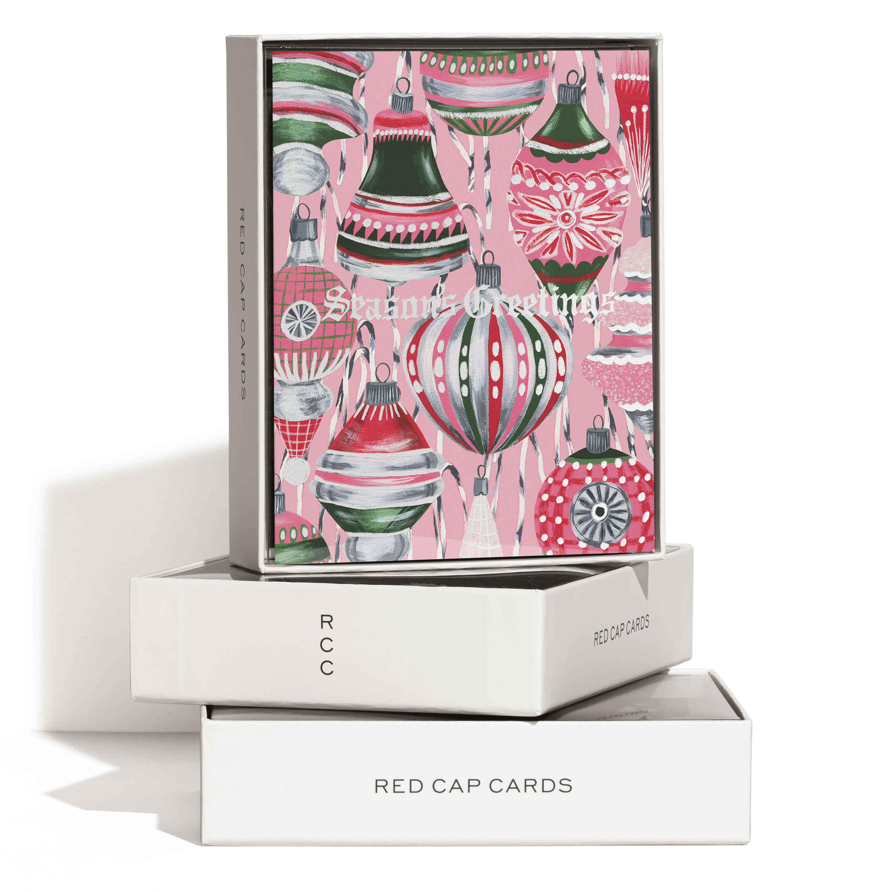 Retro Ornaments greeting card
