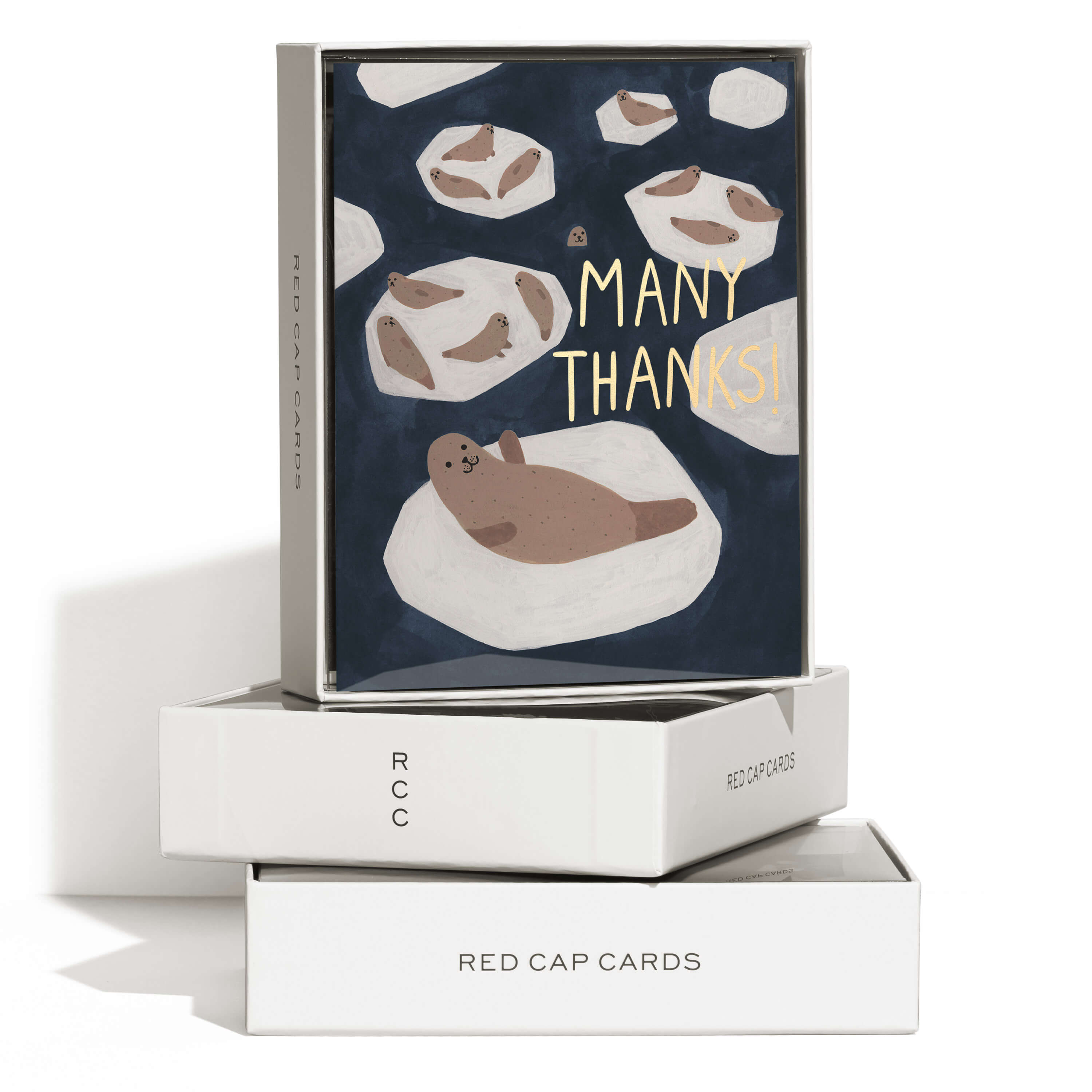 Many Thanks Seal greeting card