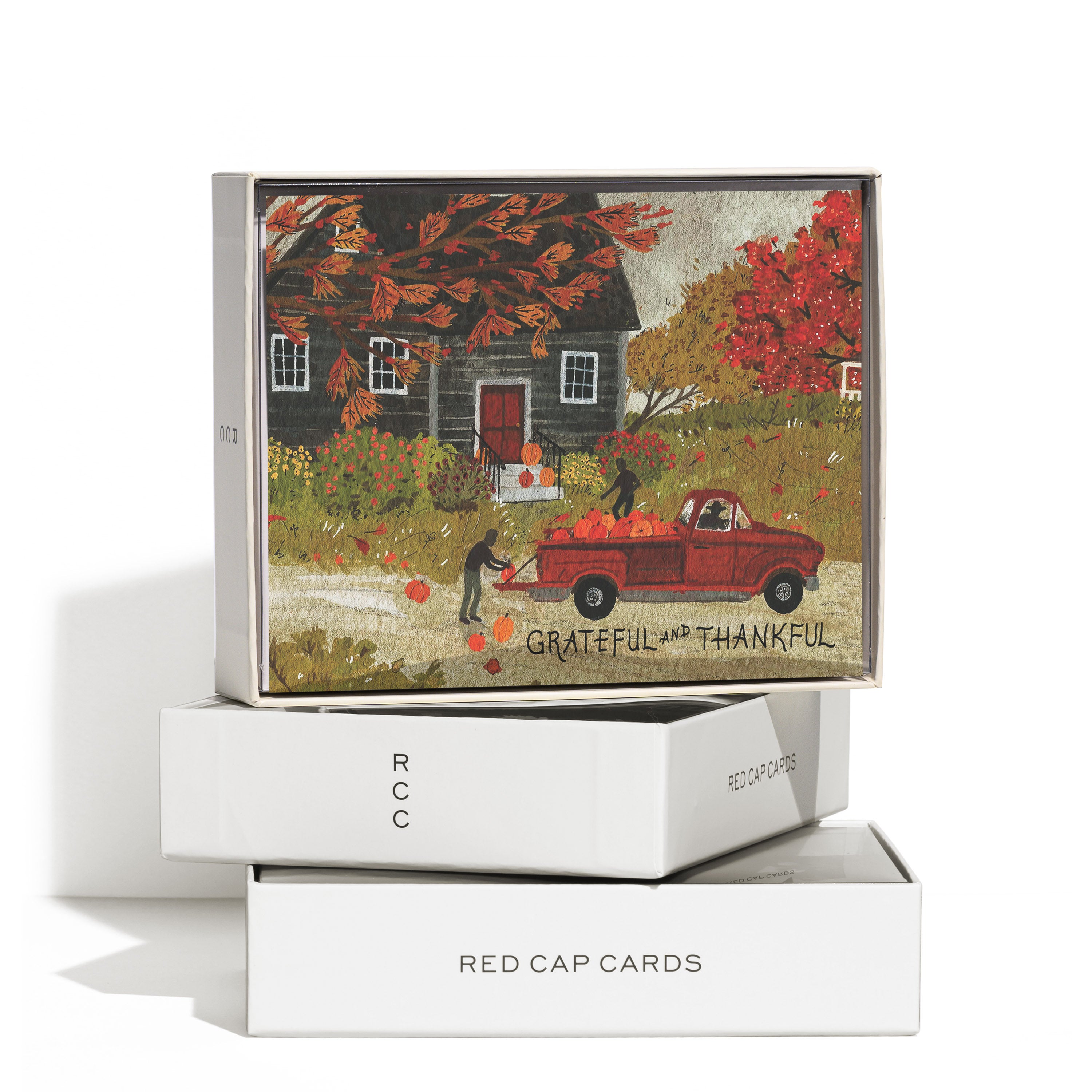 Pumpkin Truck greeting card