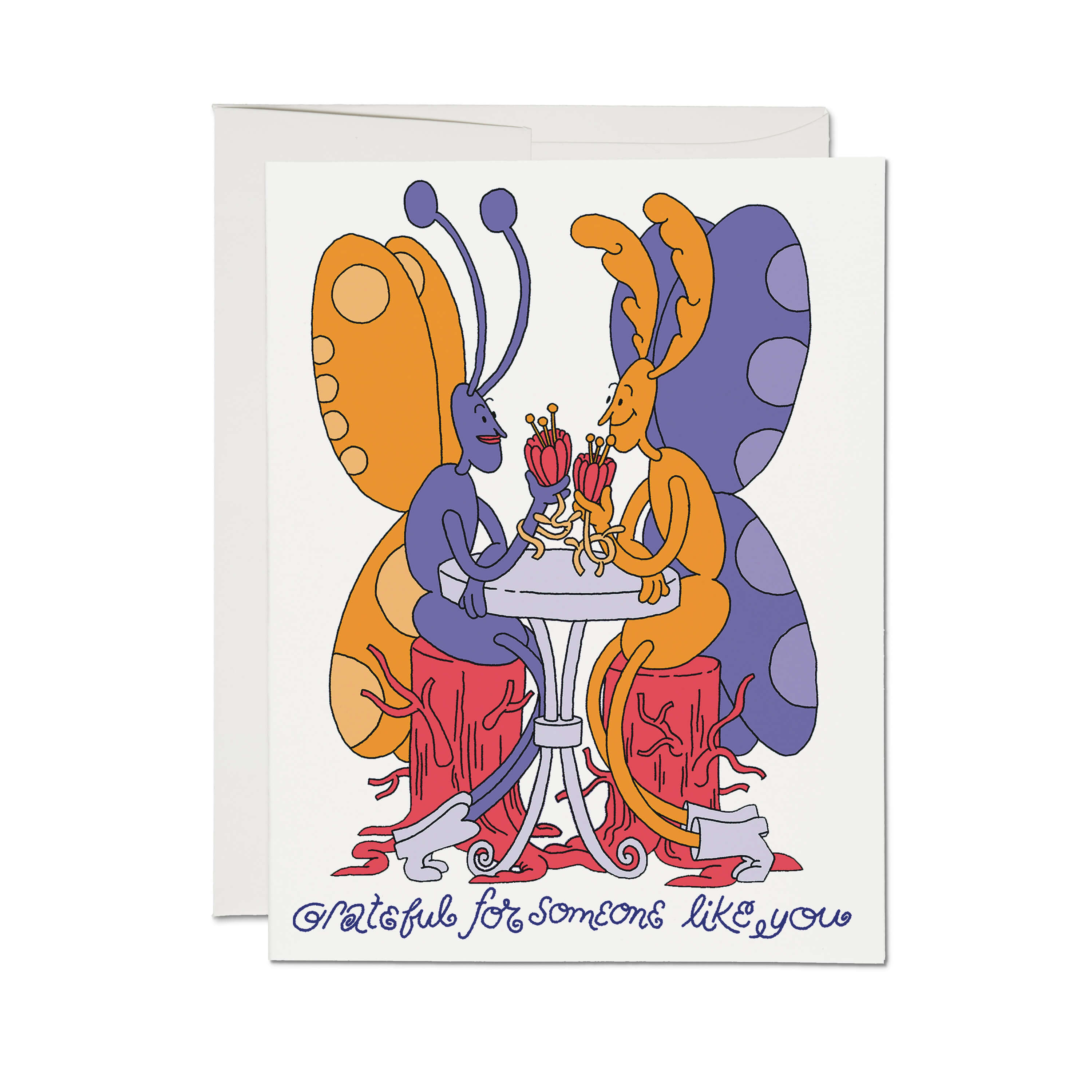 Bug Friends greeting card Single