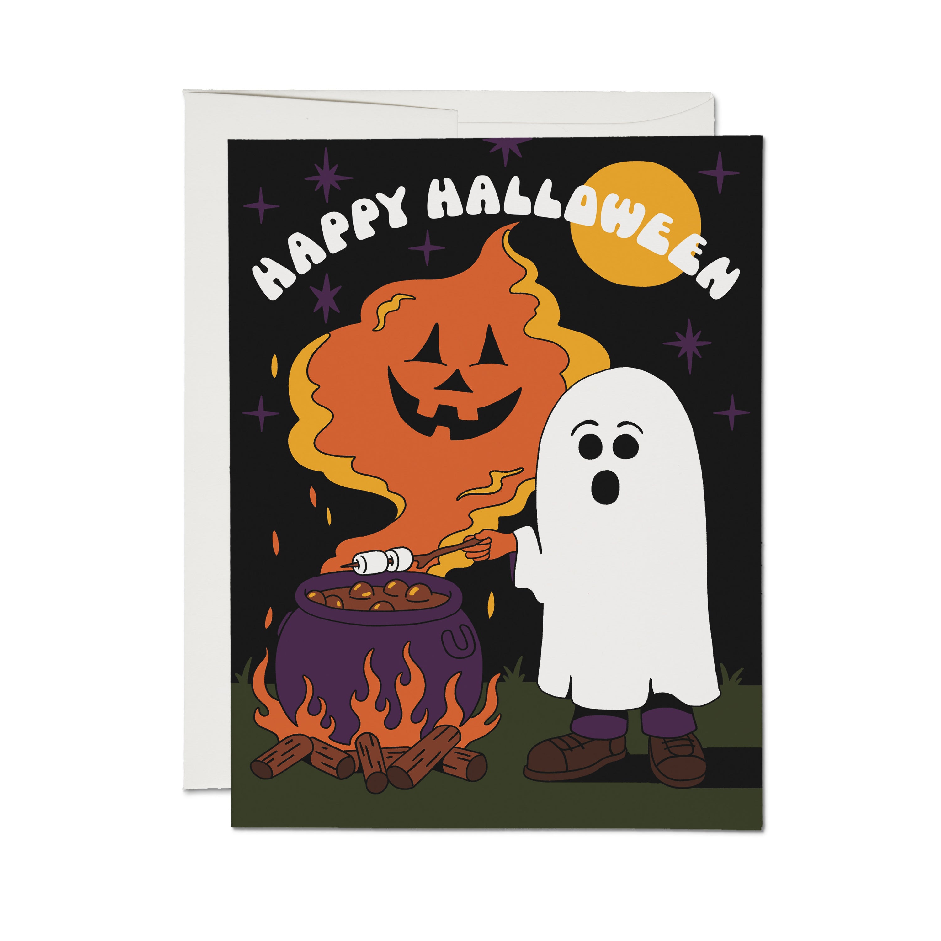 Spooky S'mores greeting card Single