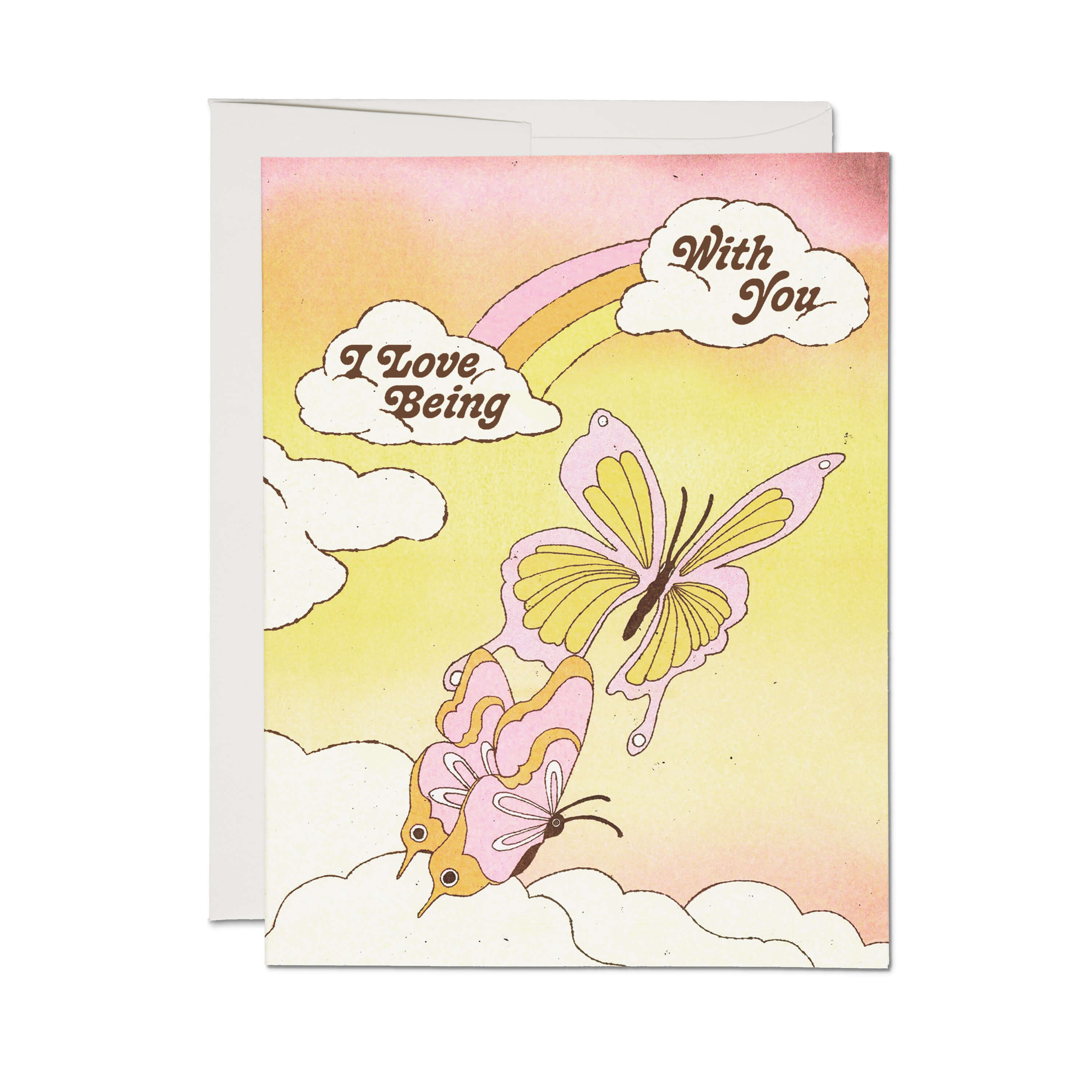 I Love Being with You greeting card Single