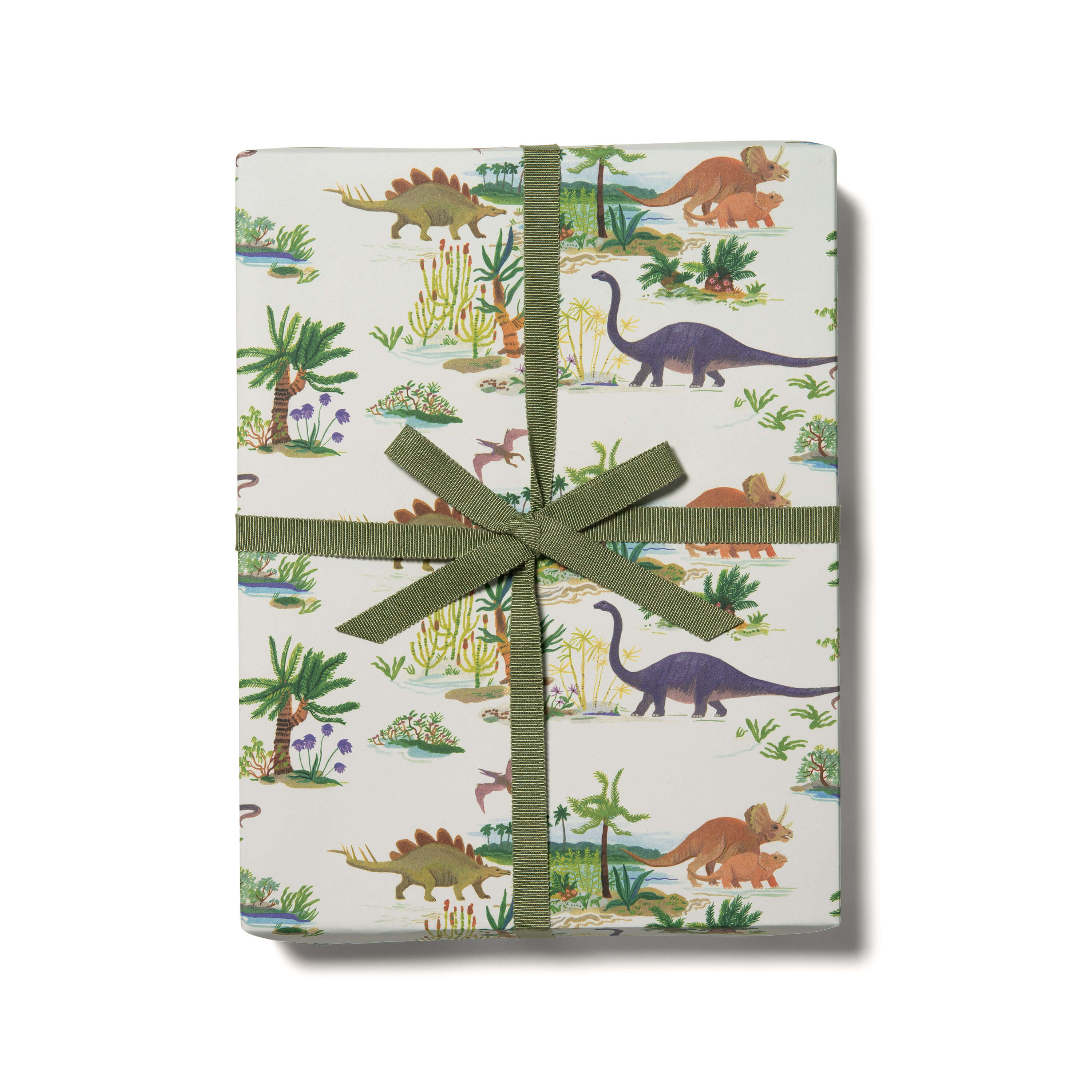 Dinosaurs wrapping paper Roll of 3 Sheets