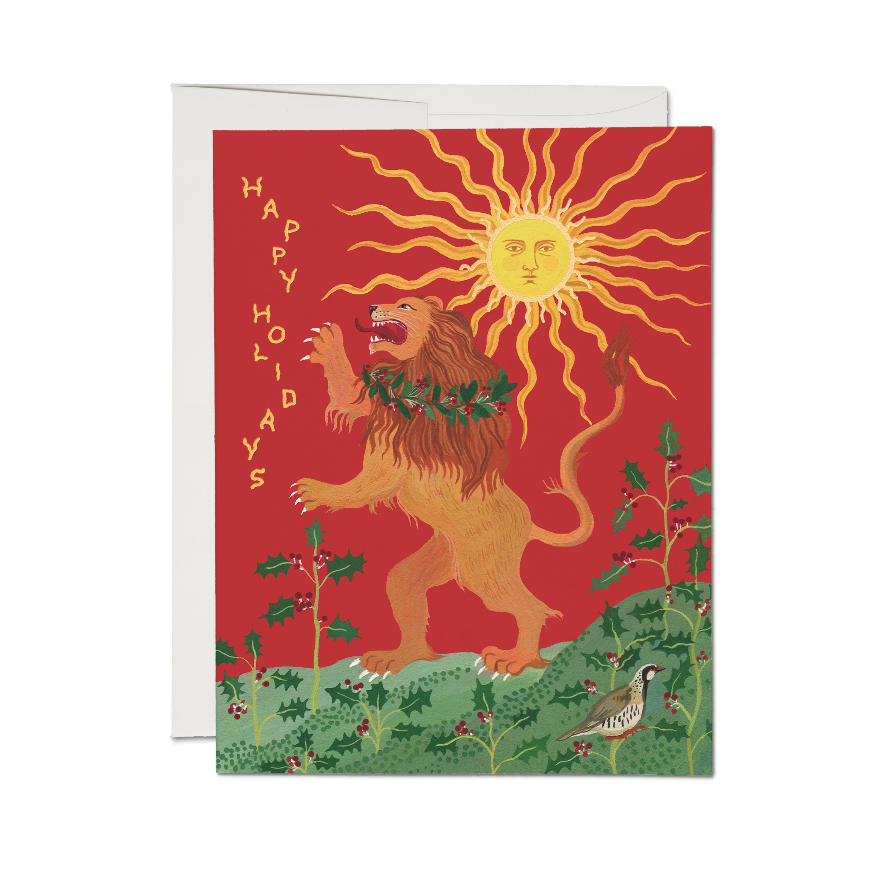 Roaring Holiday greeting card