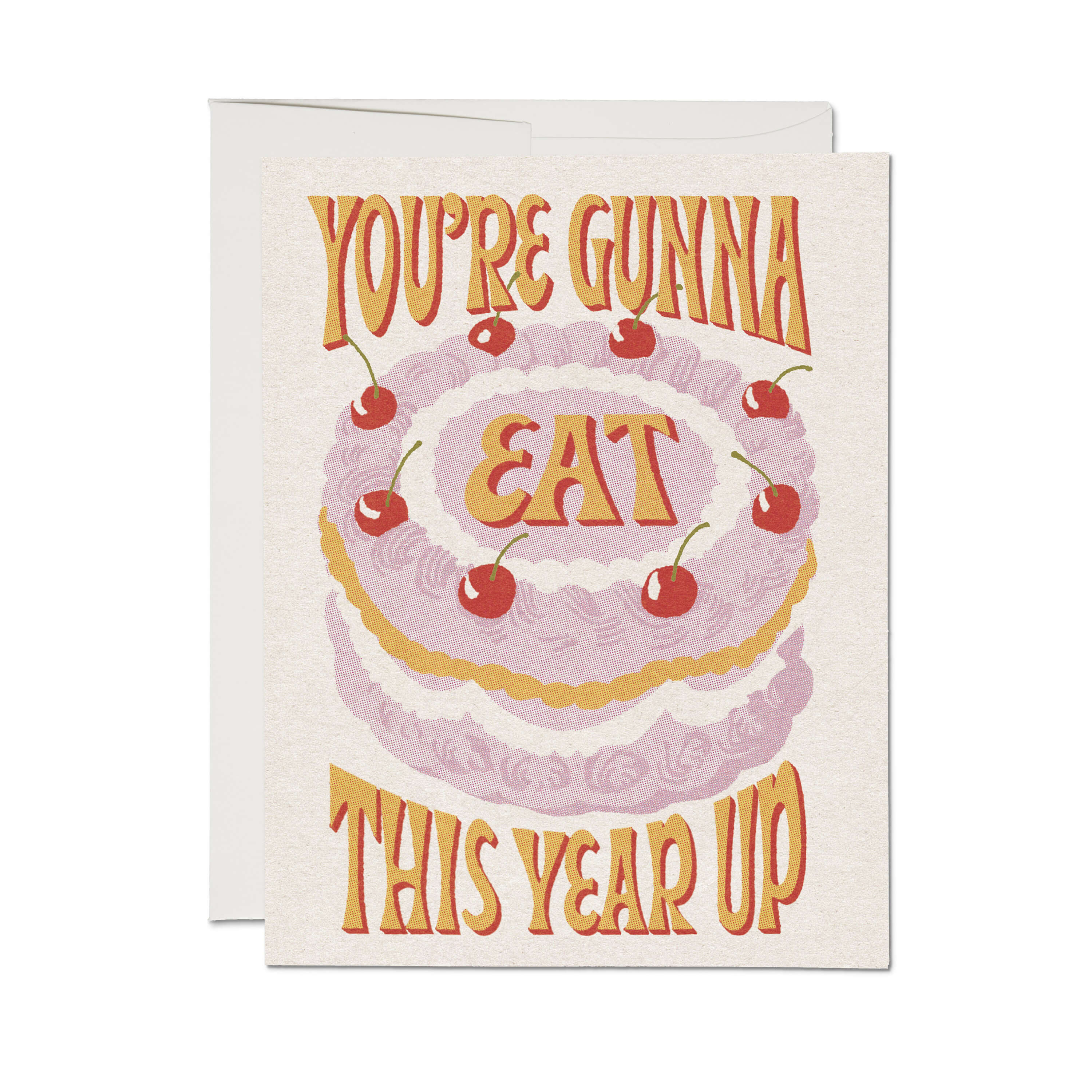 Eat This Year Up greeting card Single