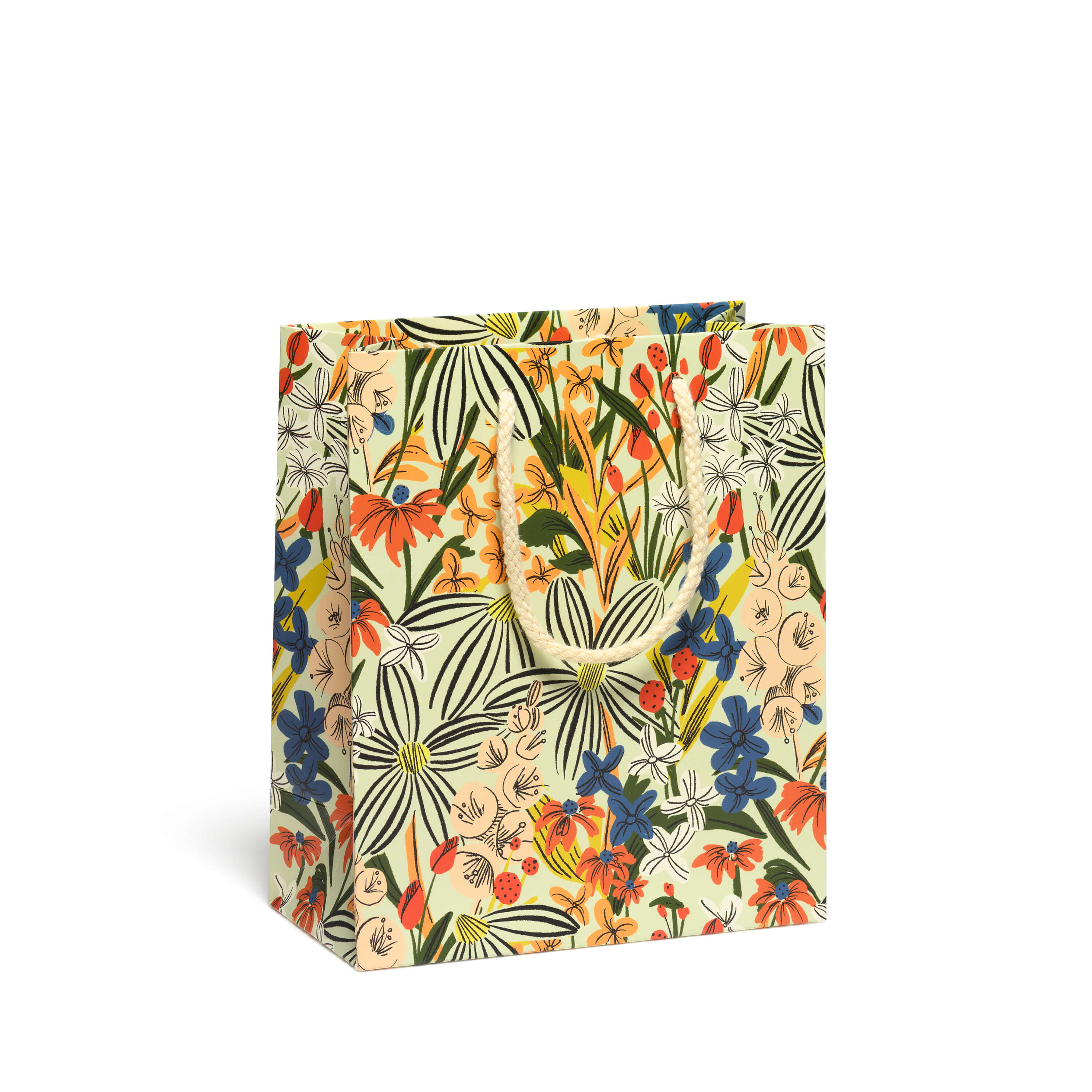 Striped Florals medium gift bag Medium