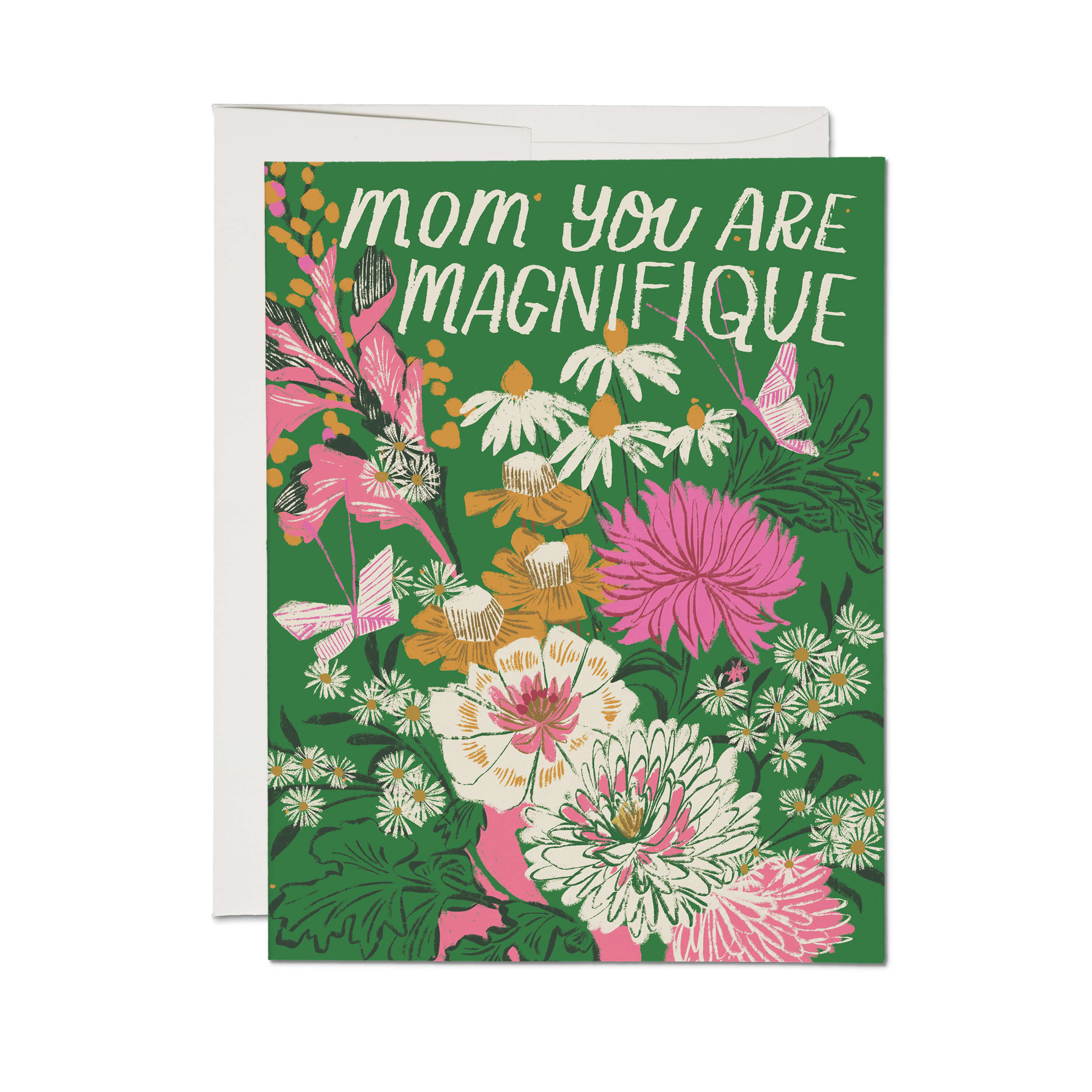 Magnifique Mom greeting card Single
