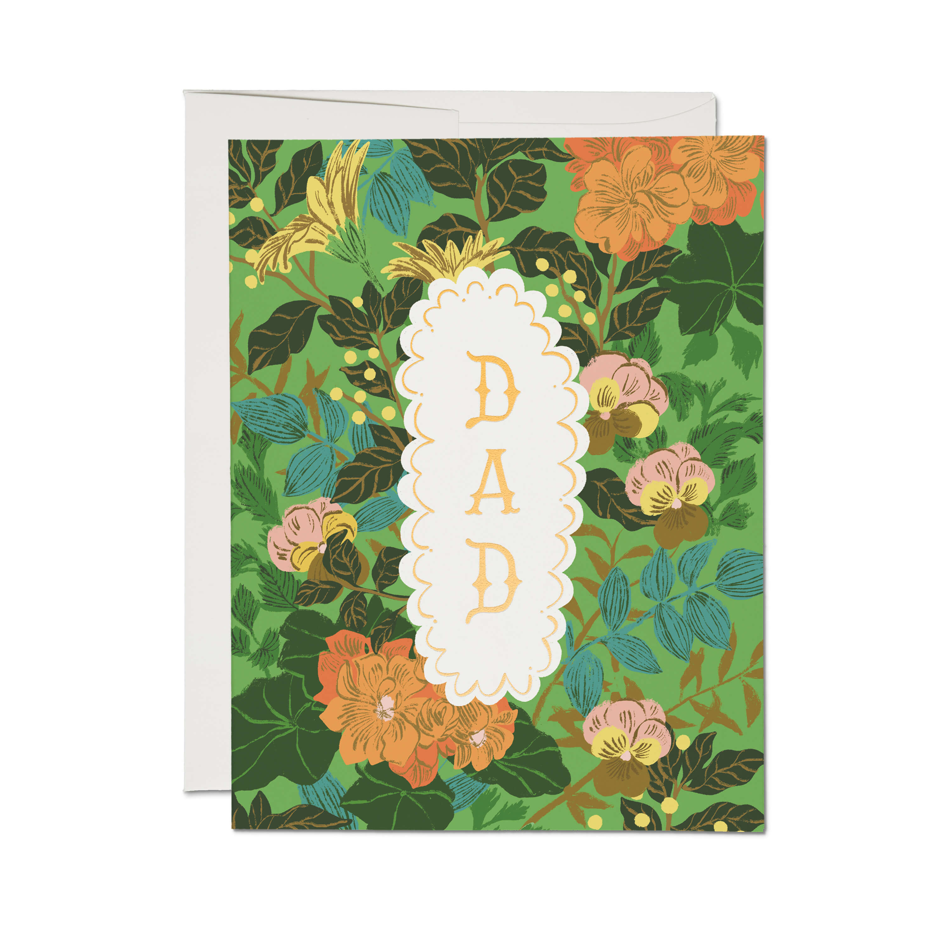 Verdant Tribute greeting card Single