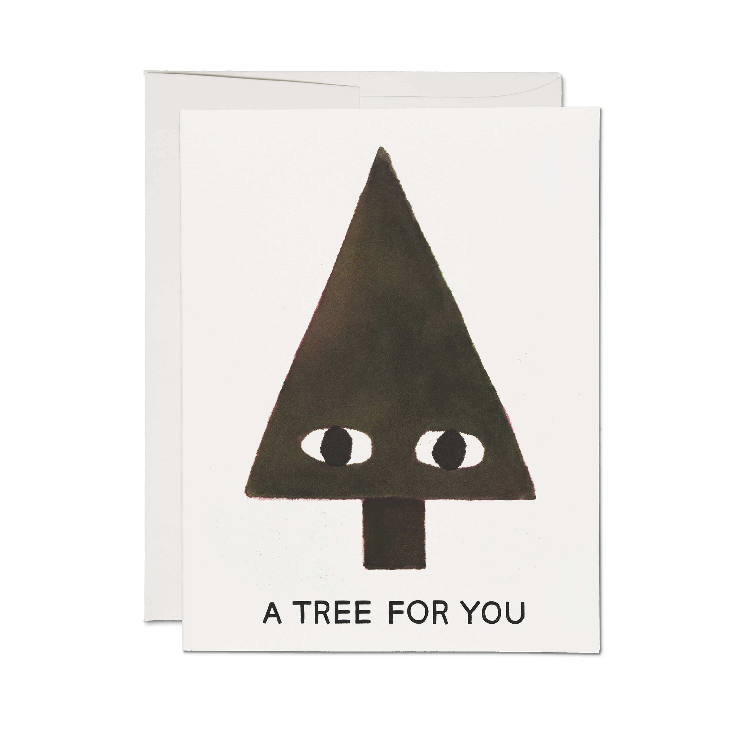 A Tree greeting card Single