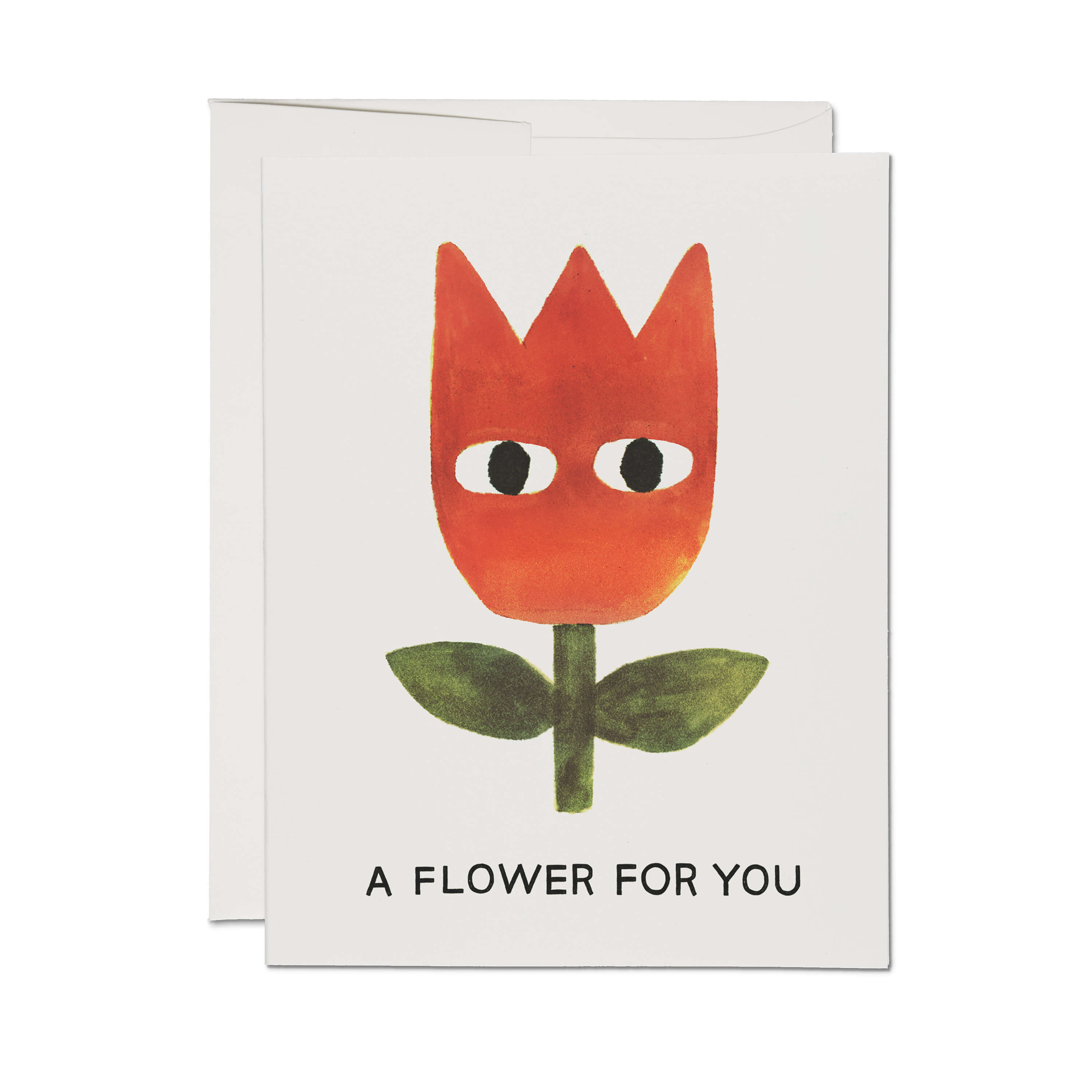 A Flower greeting card Single