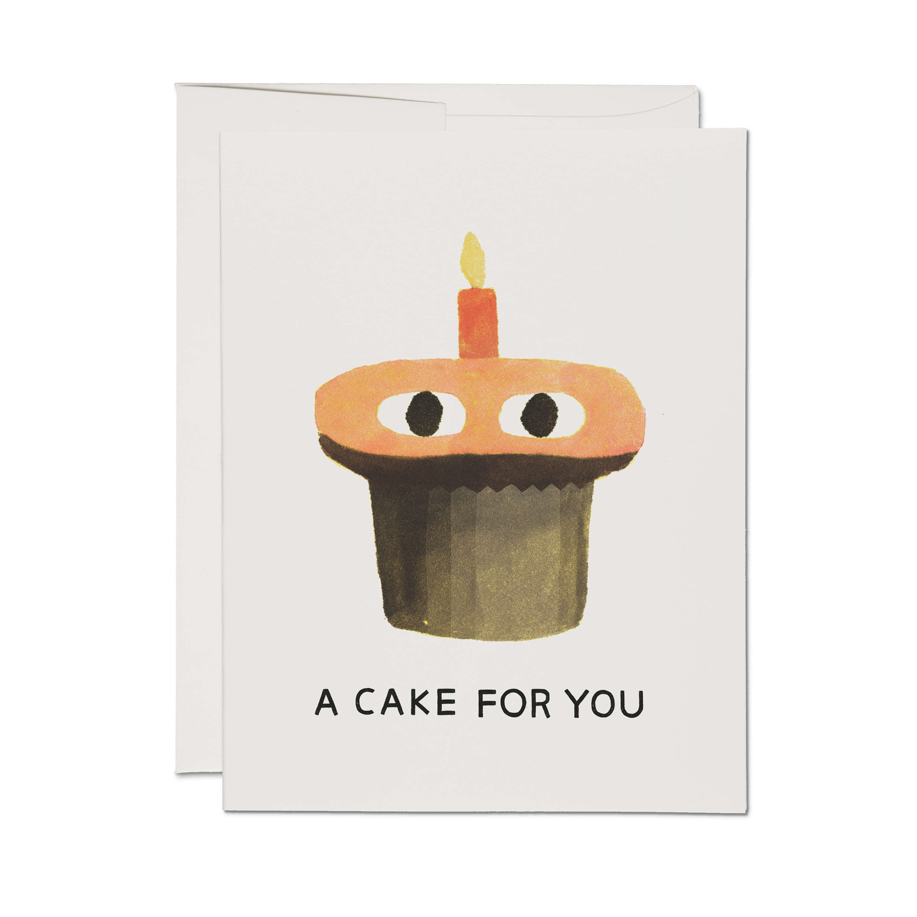 A Cake greeting card Single