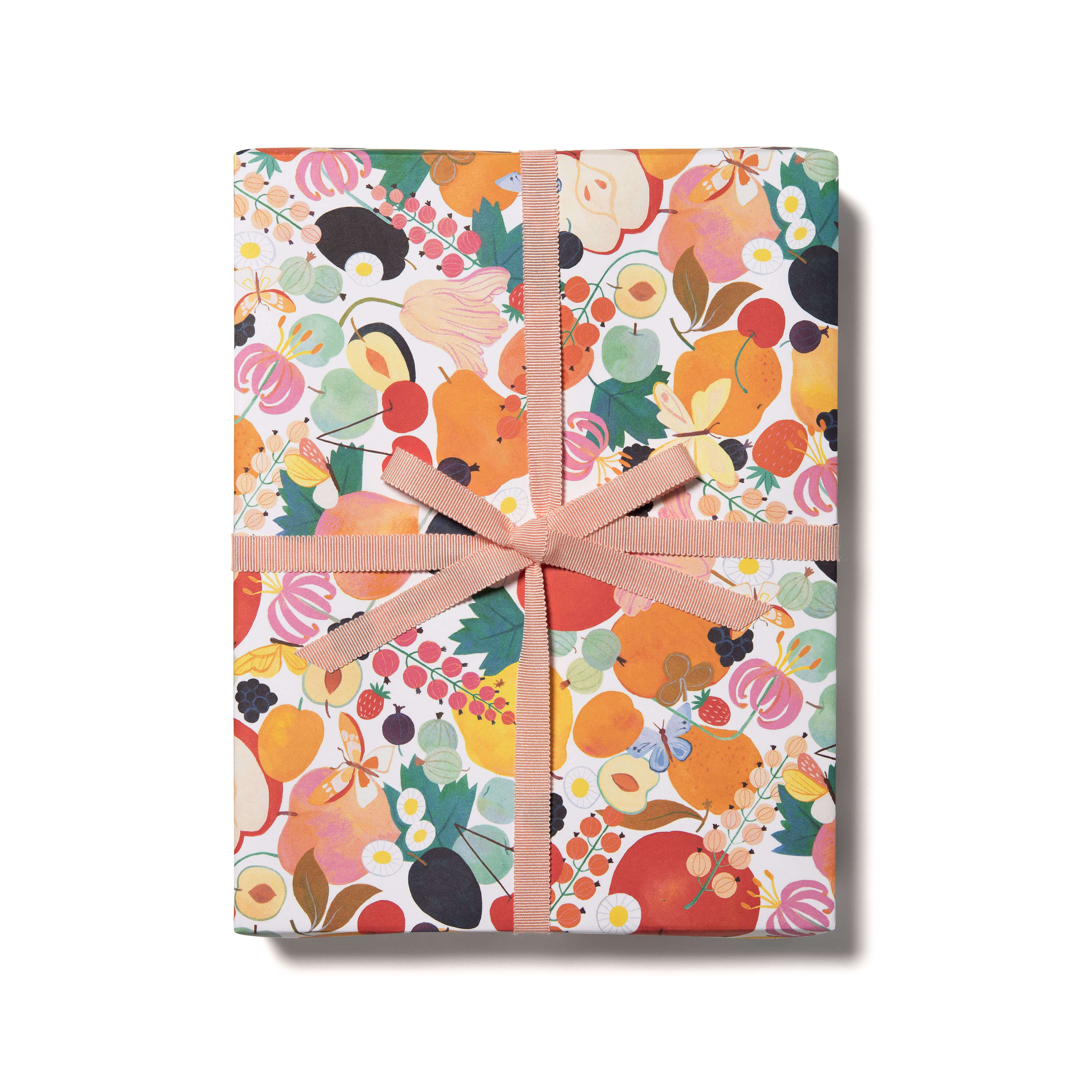 Fruits and Florals wrapping paper SINGLE