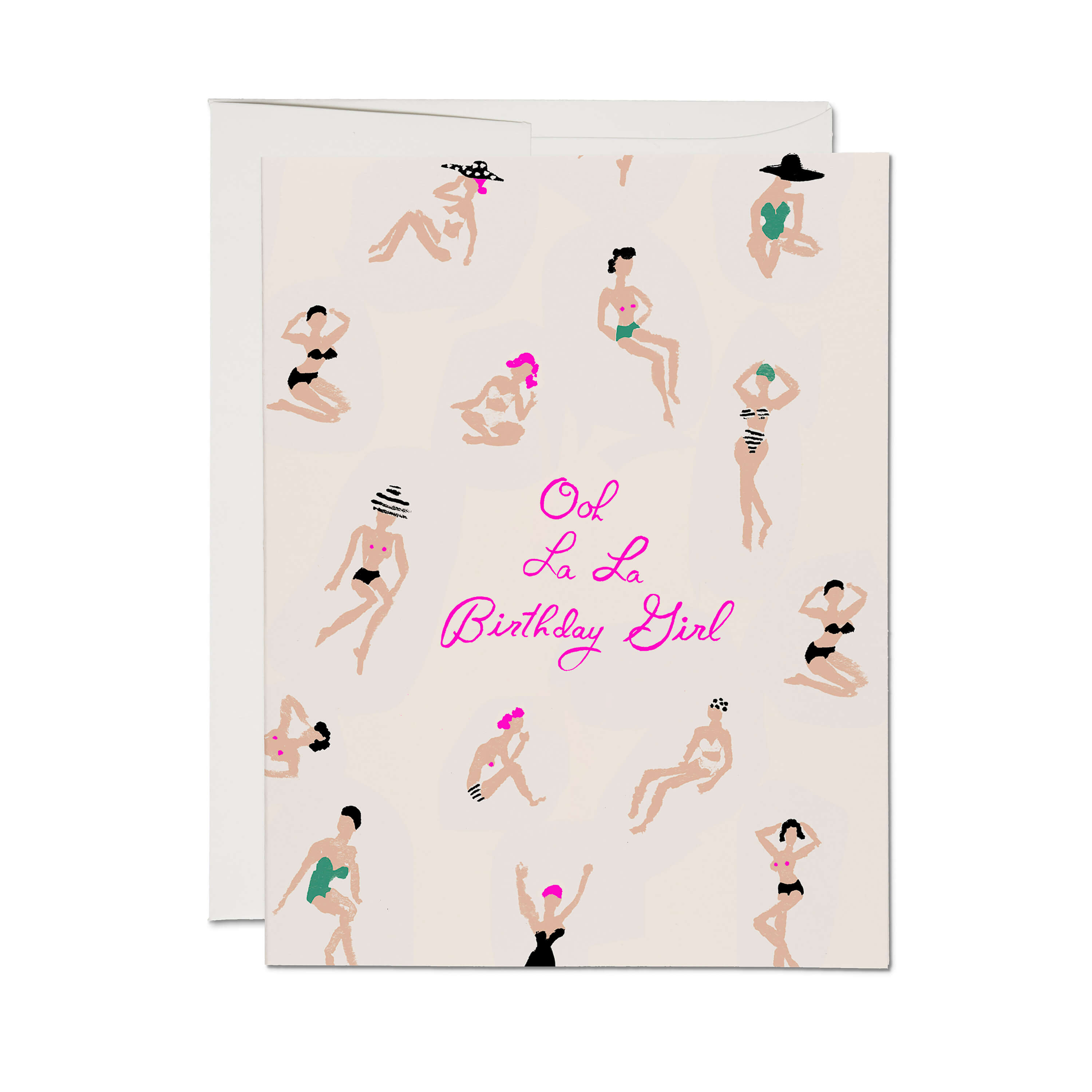 Ooh La La greeting card SINGLE