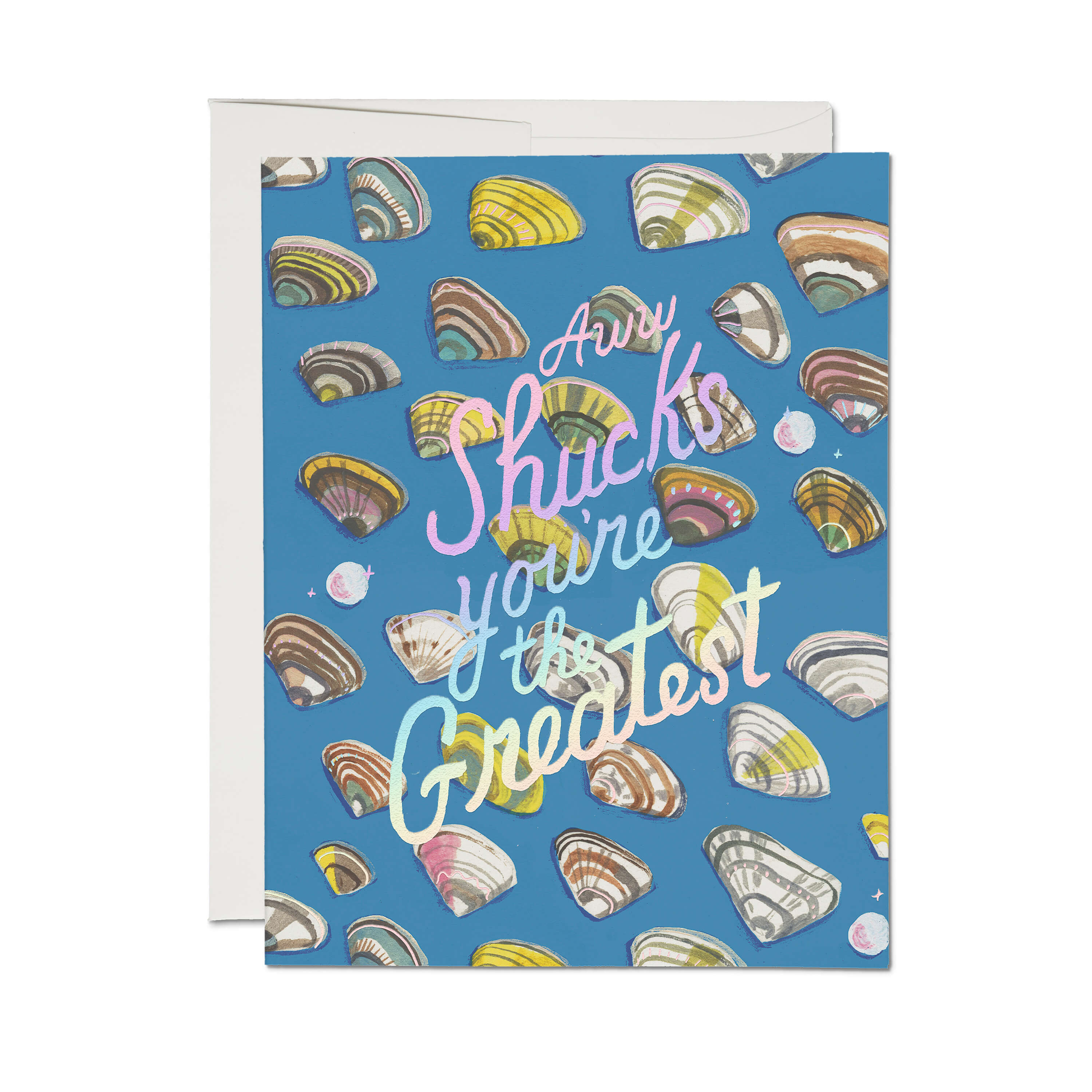 Aww Shucks greeting card Single
