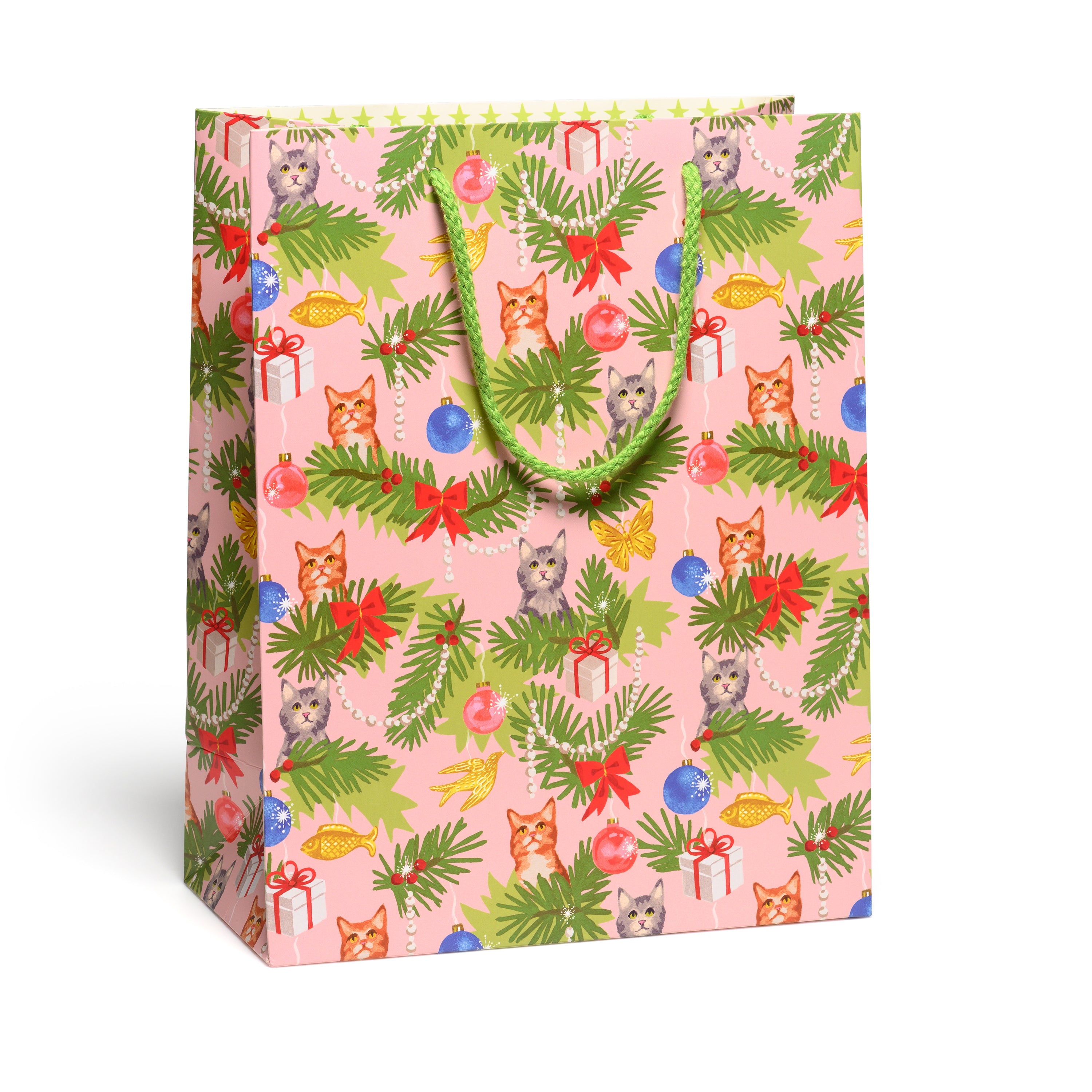 Meowy Christmas gift bags