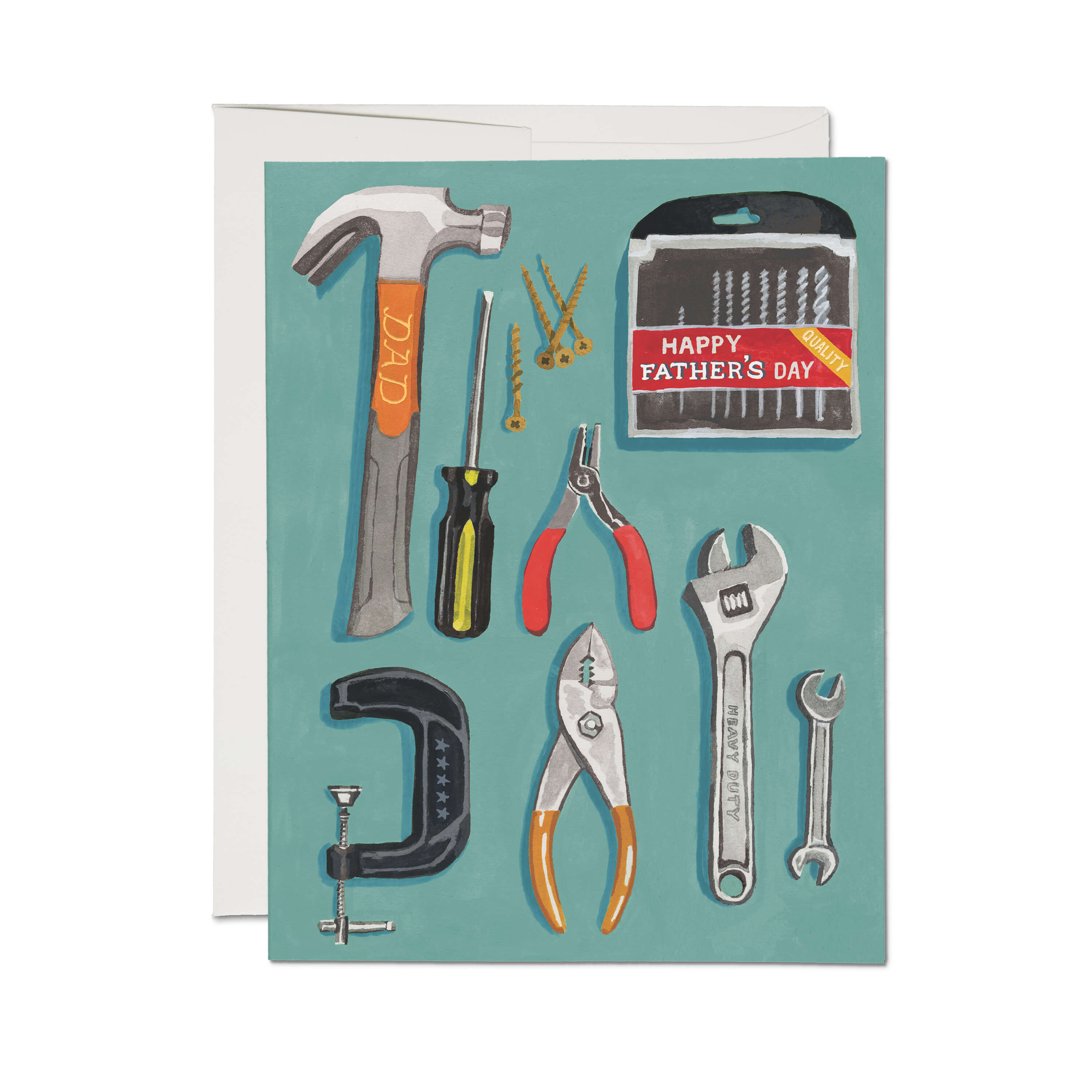 Handy Dad greeting card Single