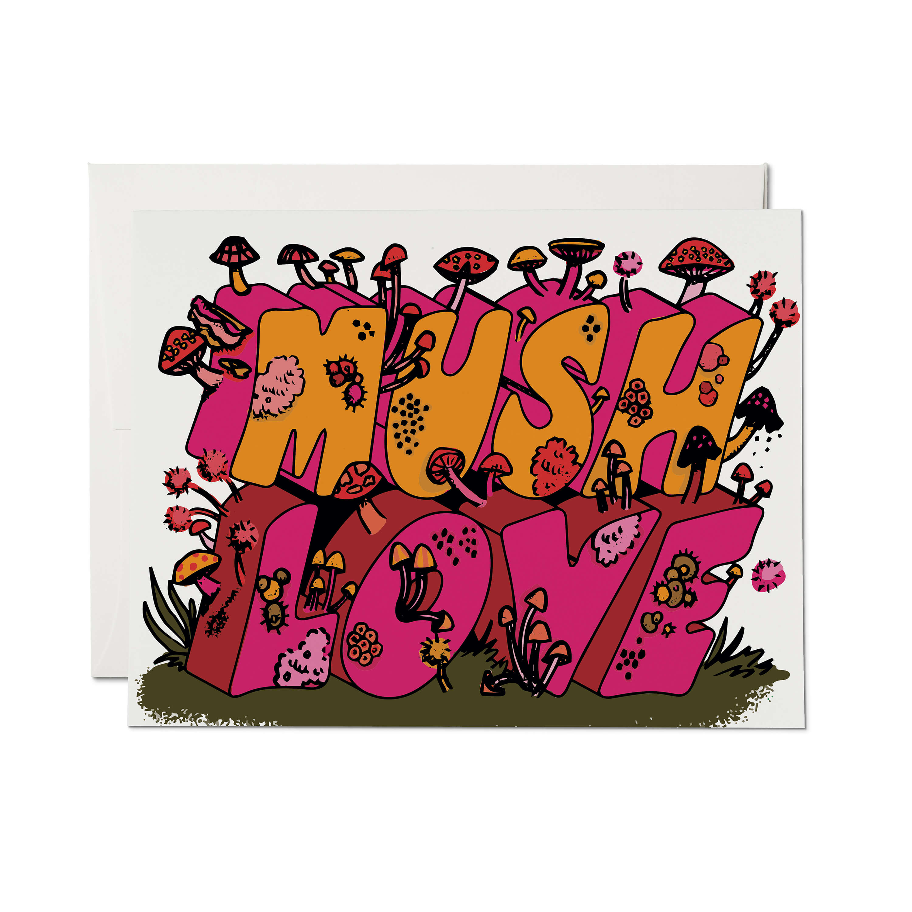 Mush Love greeting card Single