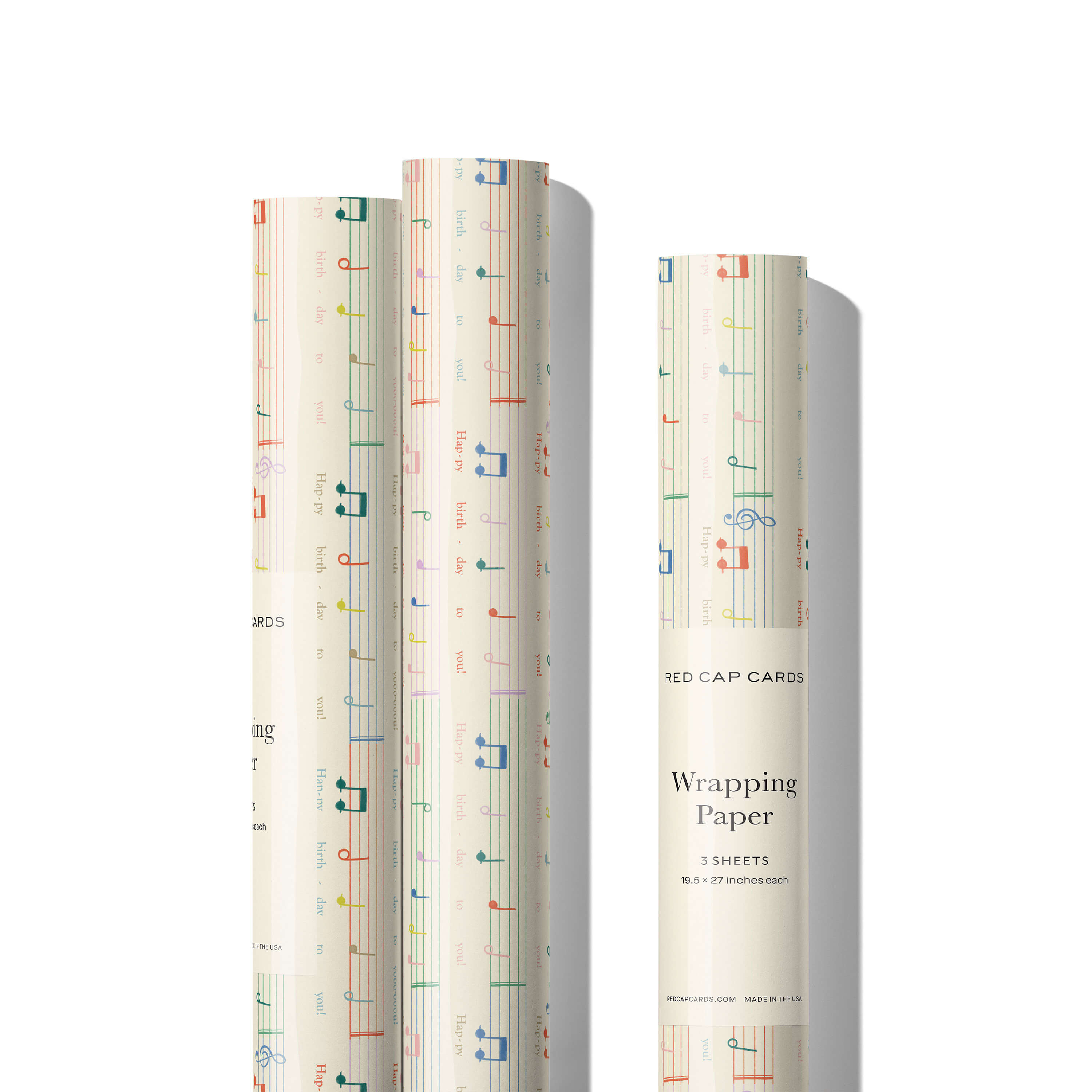 Birthday Song wrapping paper Single