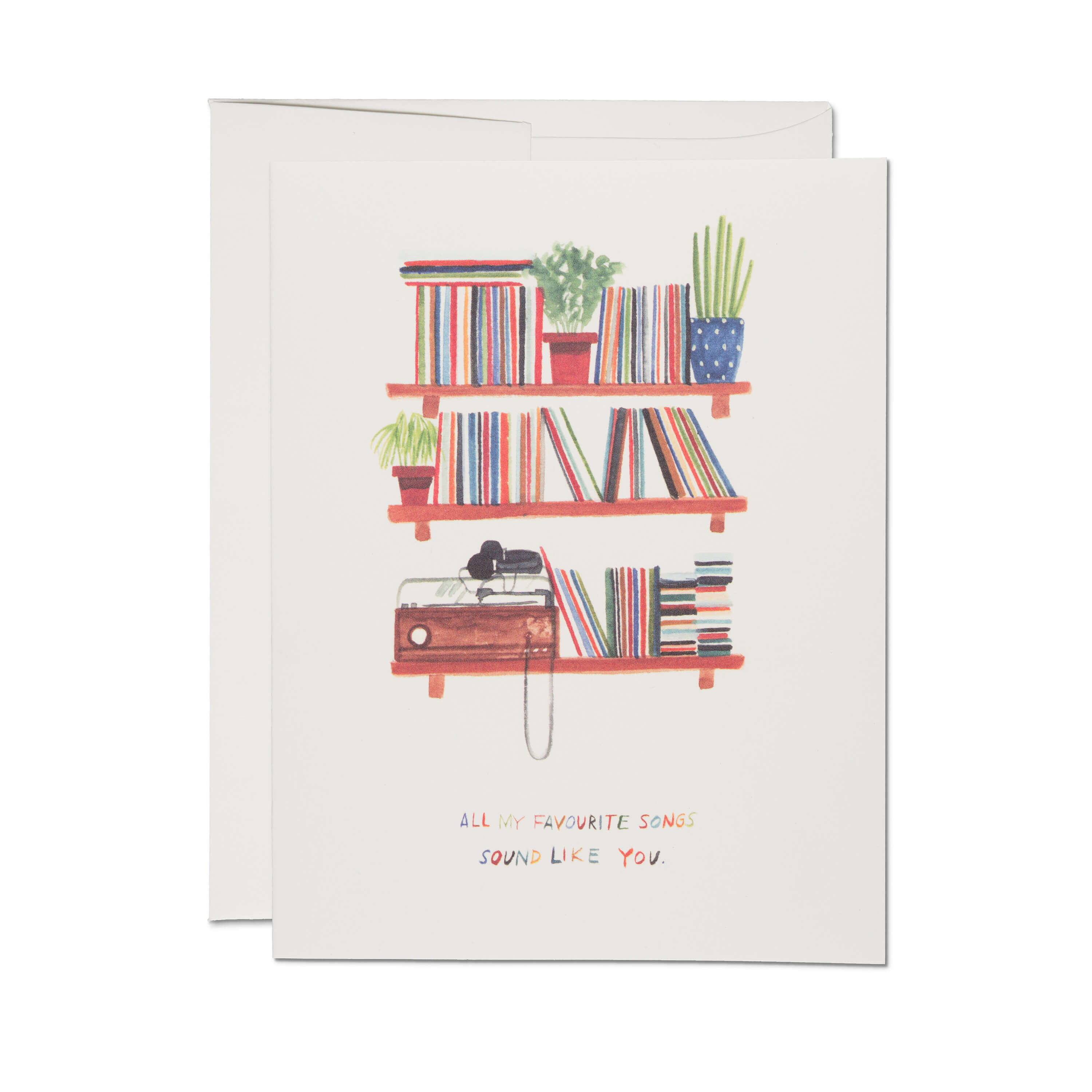 Love Songs greeting card Single