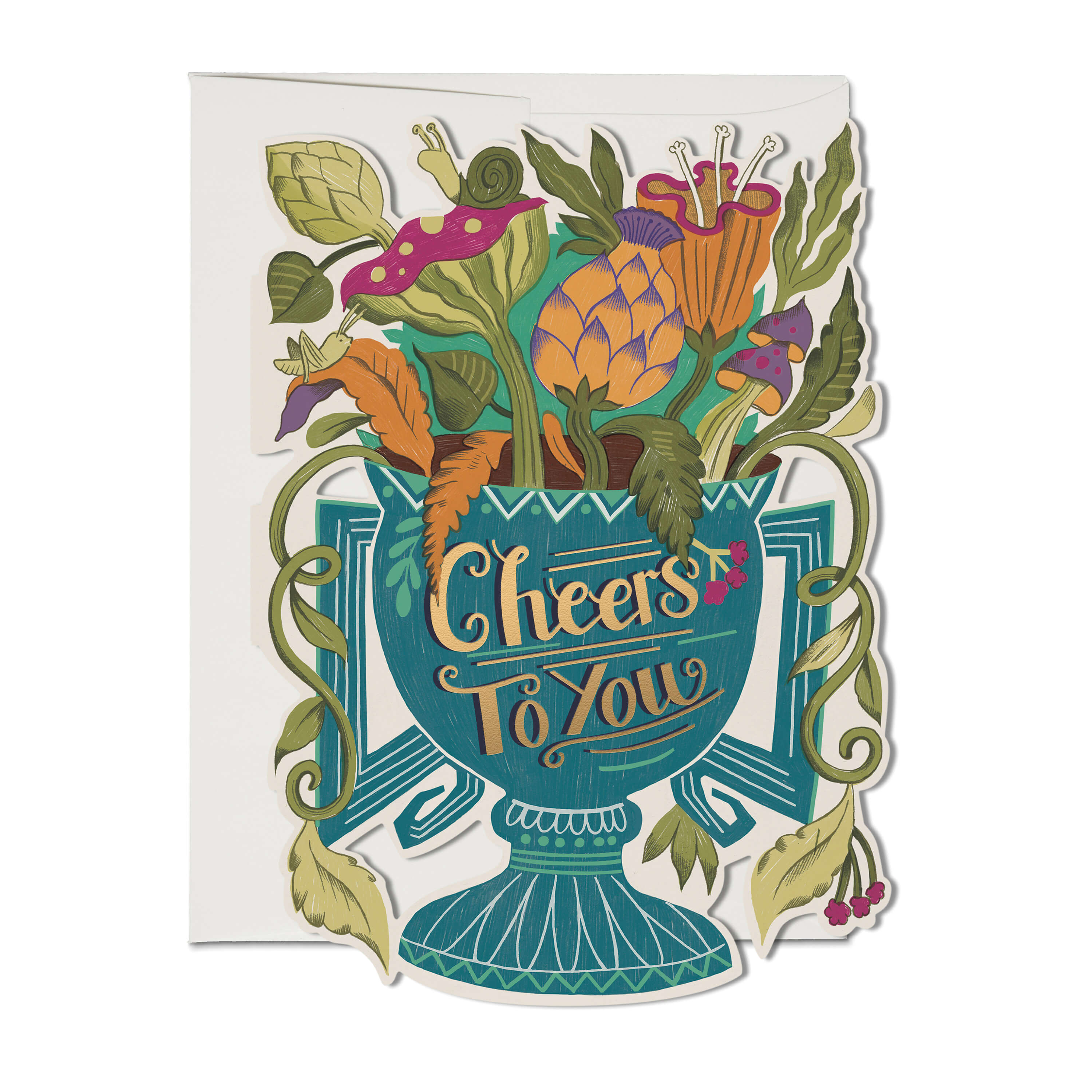 Cheers to You greeting card Single