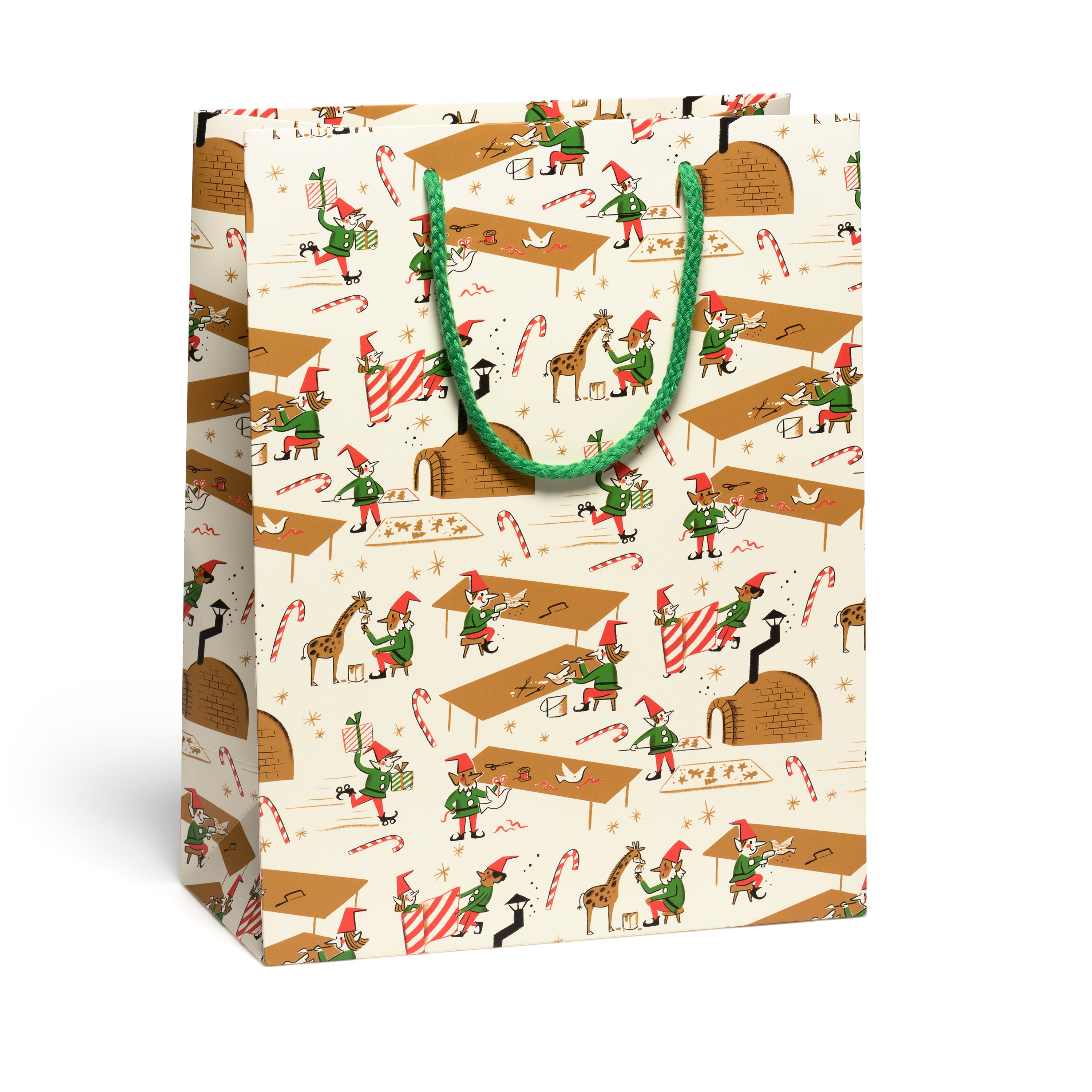 Santa's Workshop large gift bag