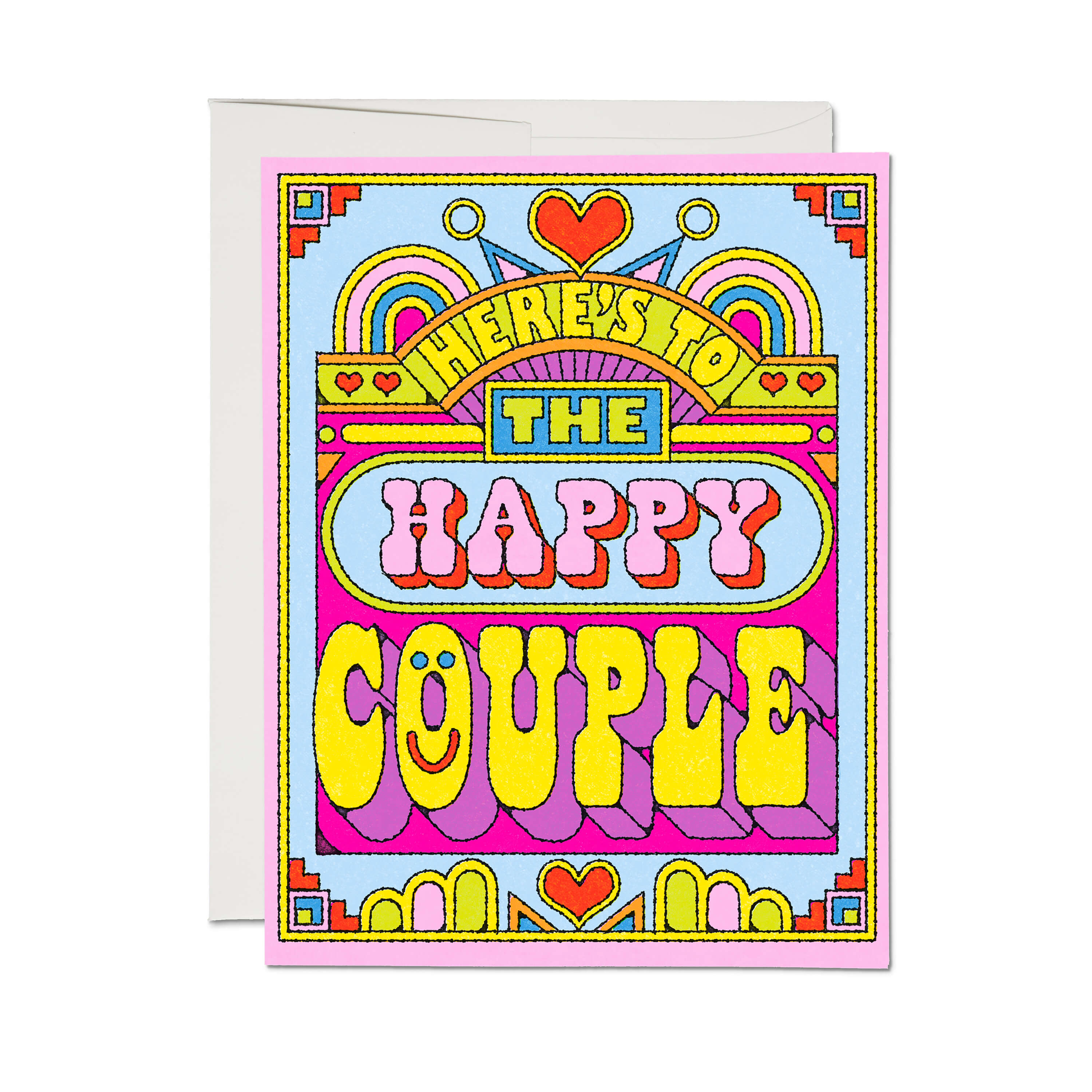 Happy Couple greeting card Single