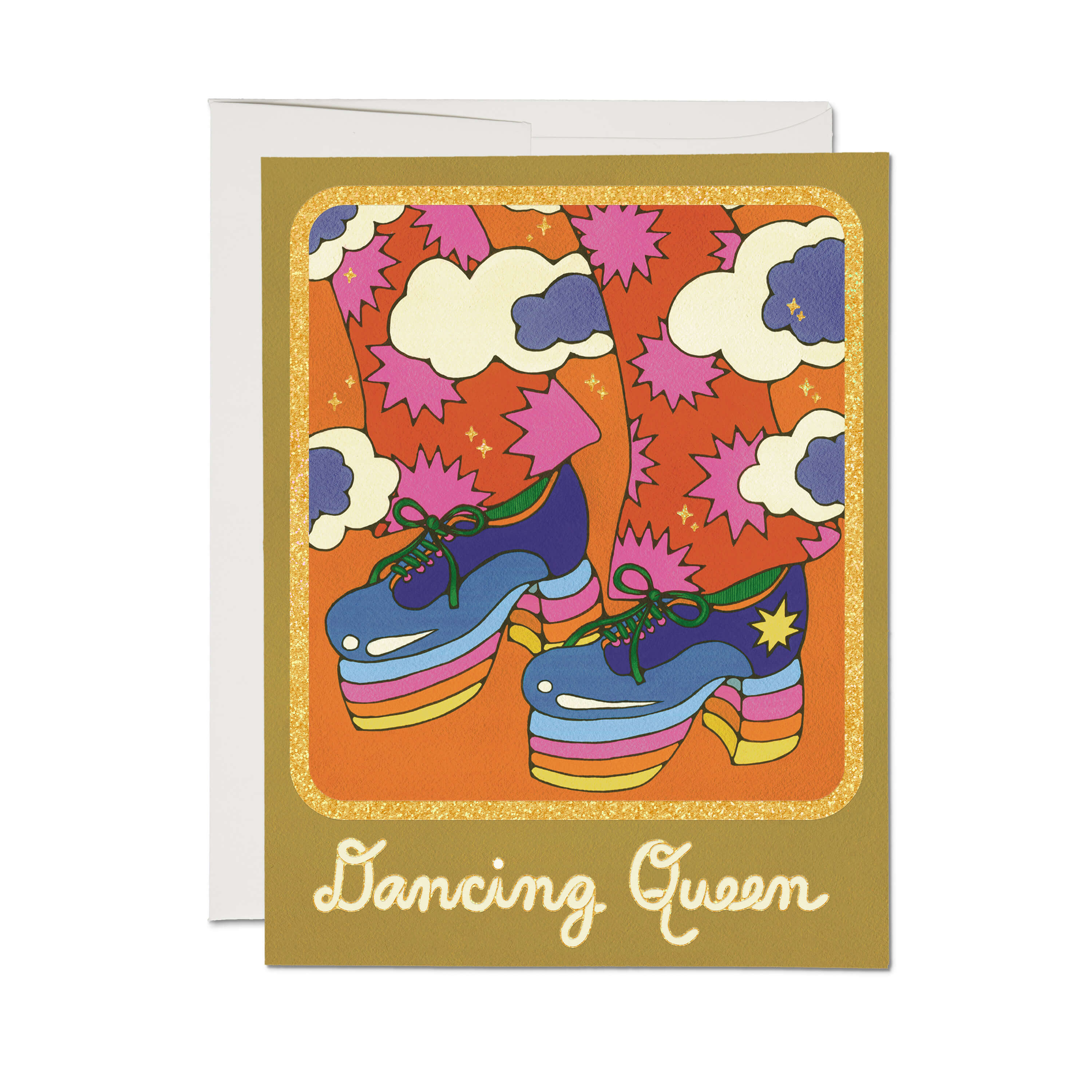 Dancing Queen greeting card Single