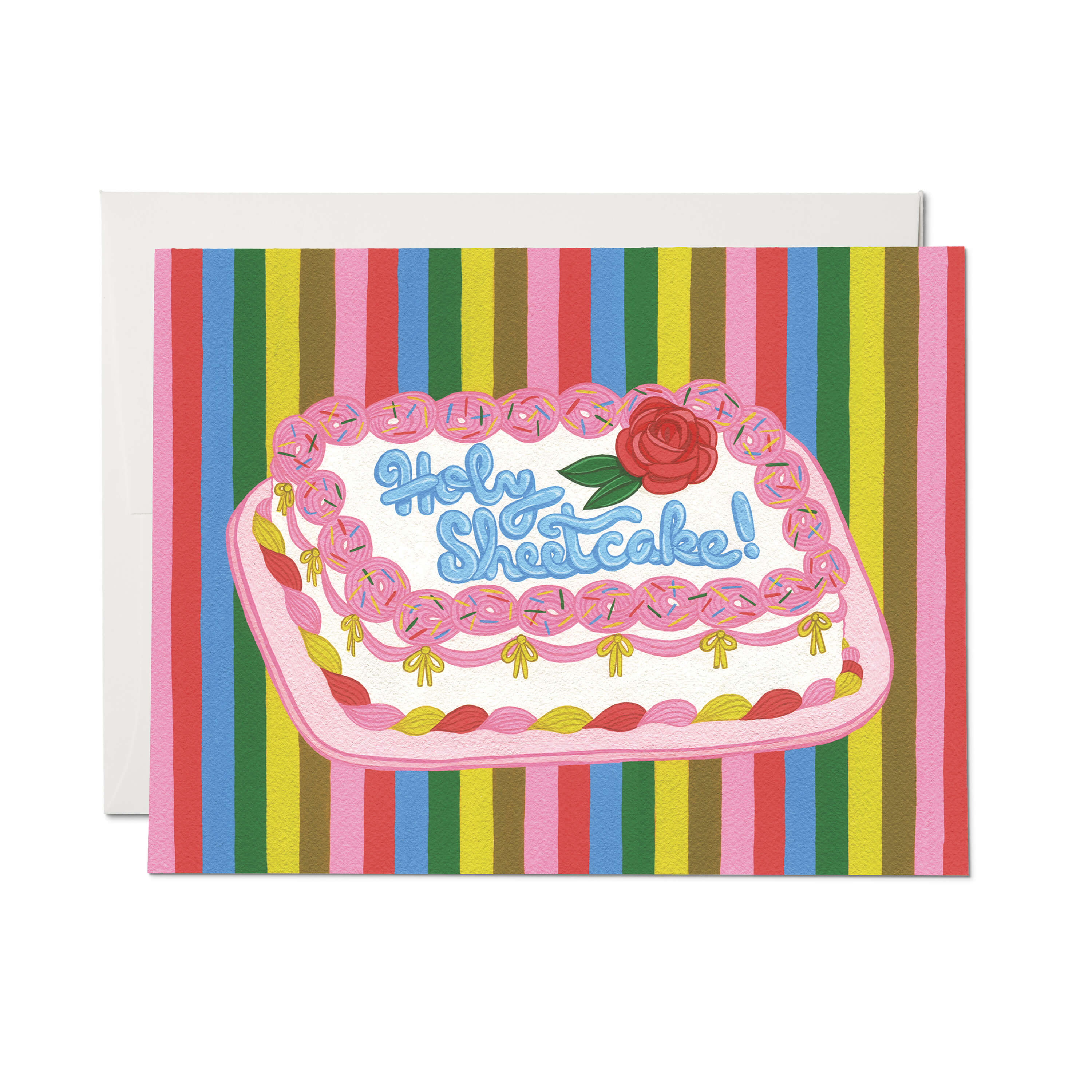 Holy Sheetcake greeting card Single