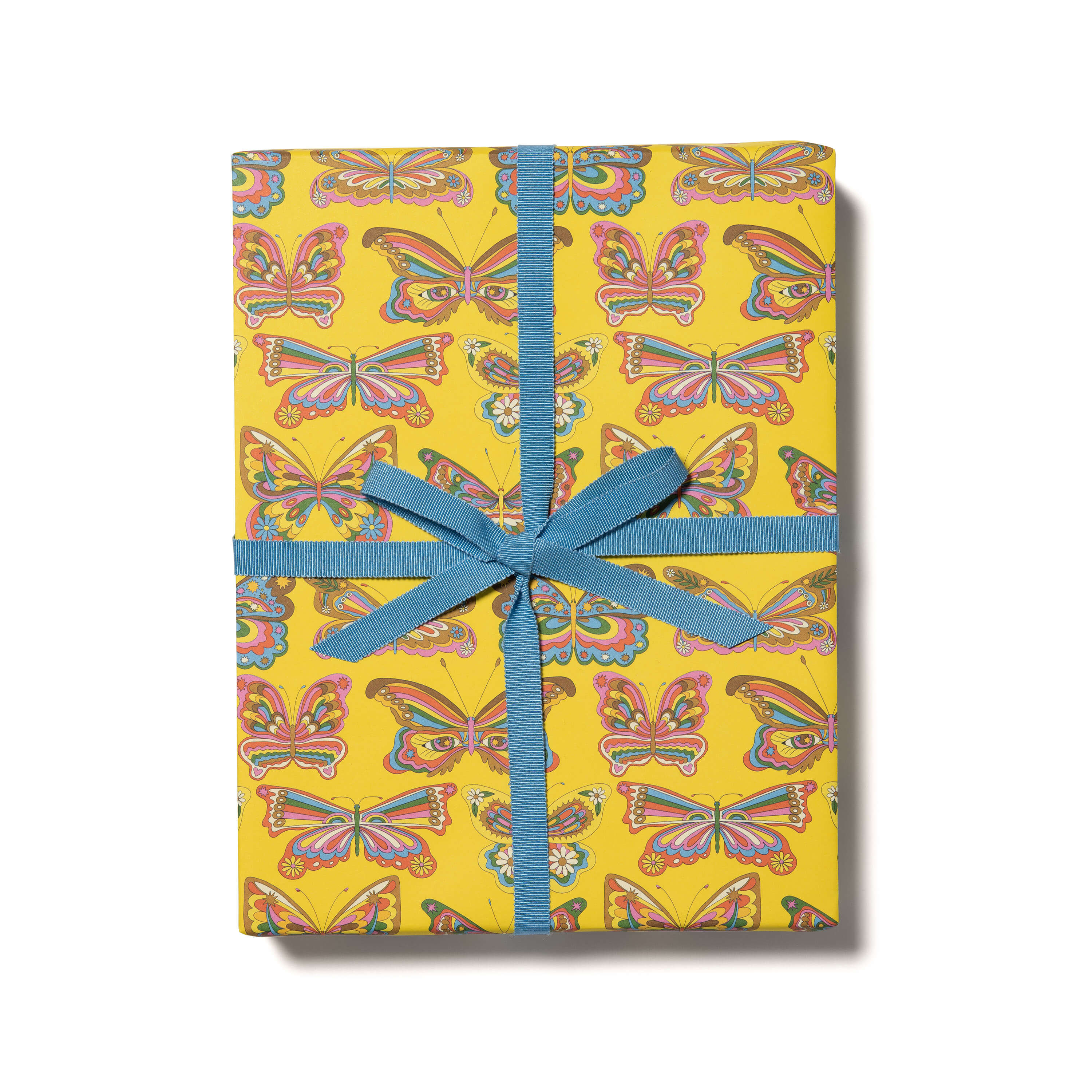 Psychedelic Butterfly wrapping paper SINGLE