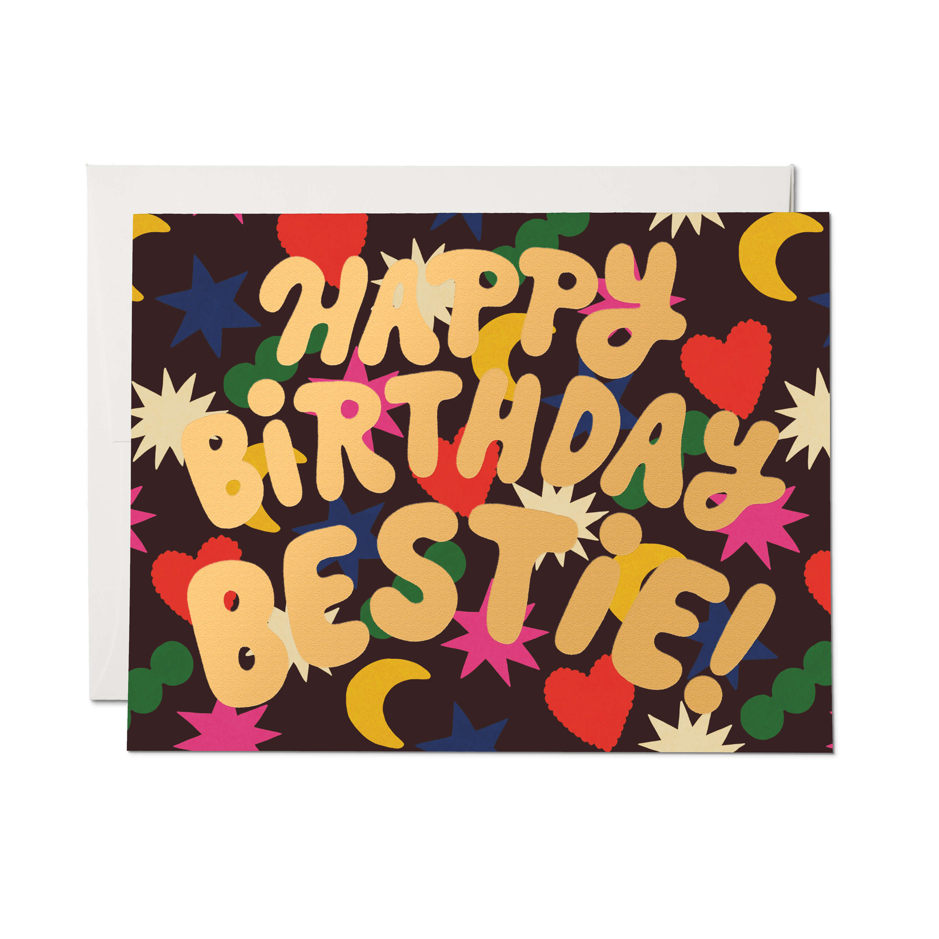 Rainbow Charms greeting card Single
