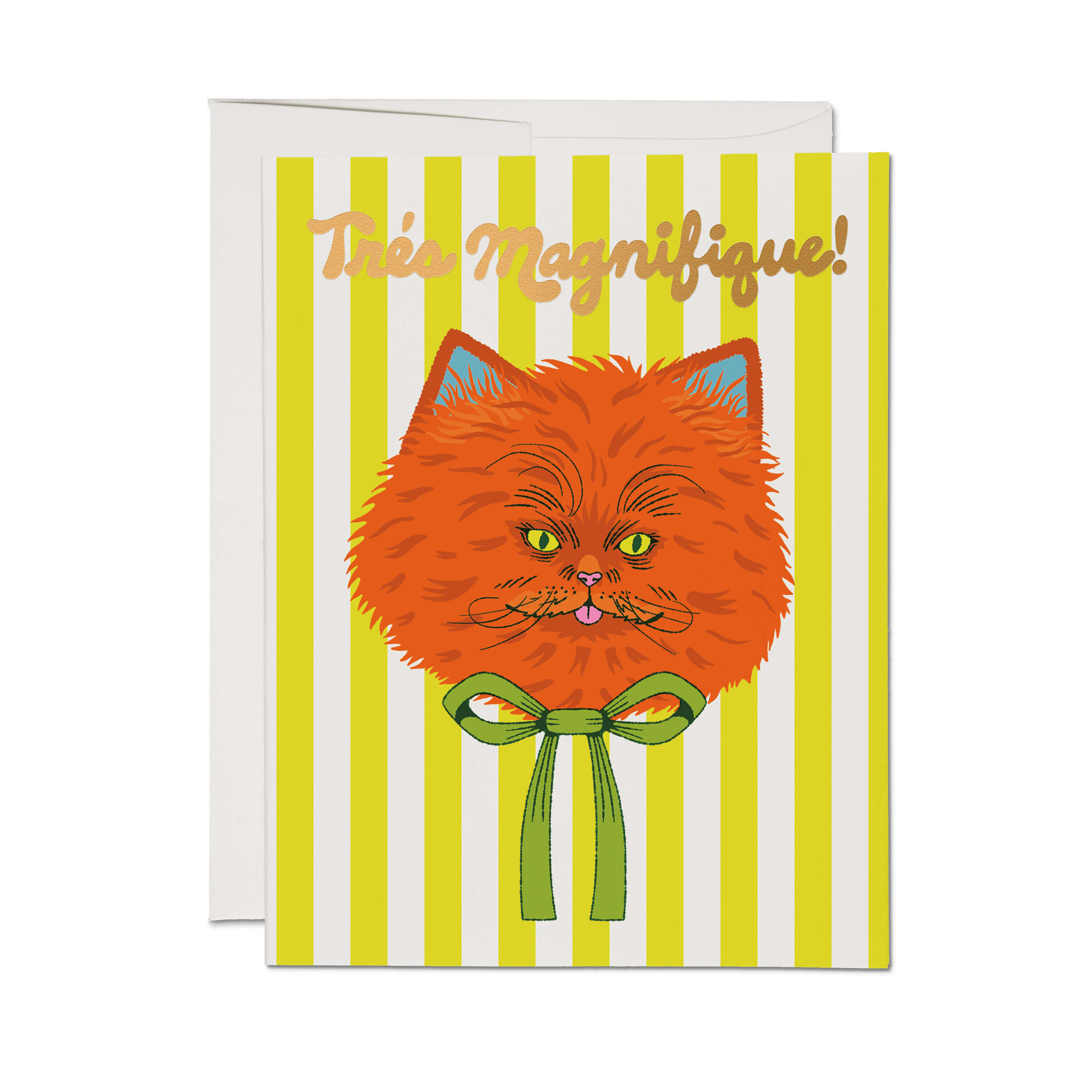 Très Magnifique greeting card Single