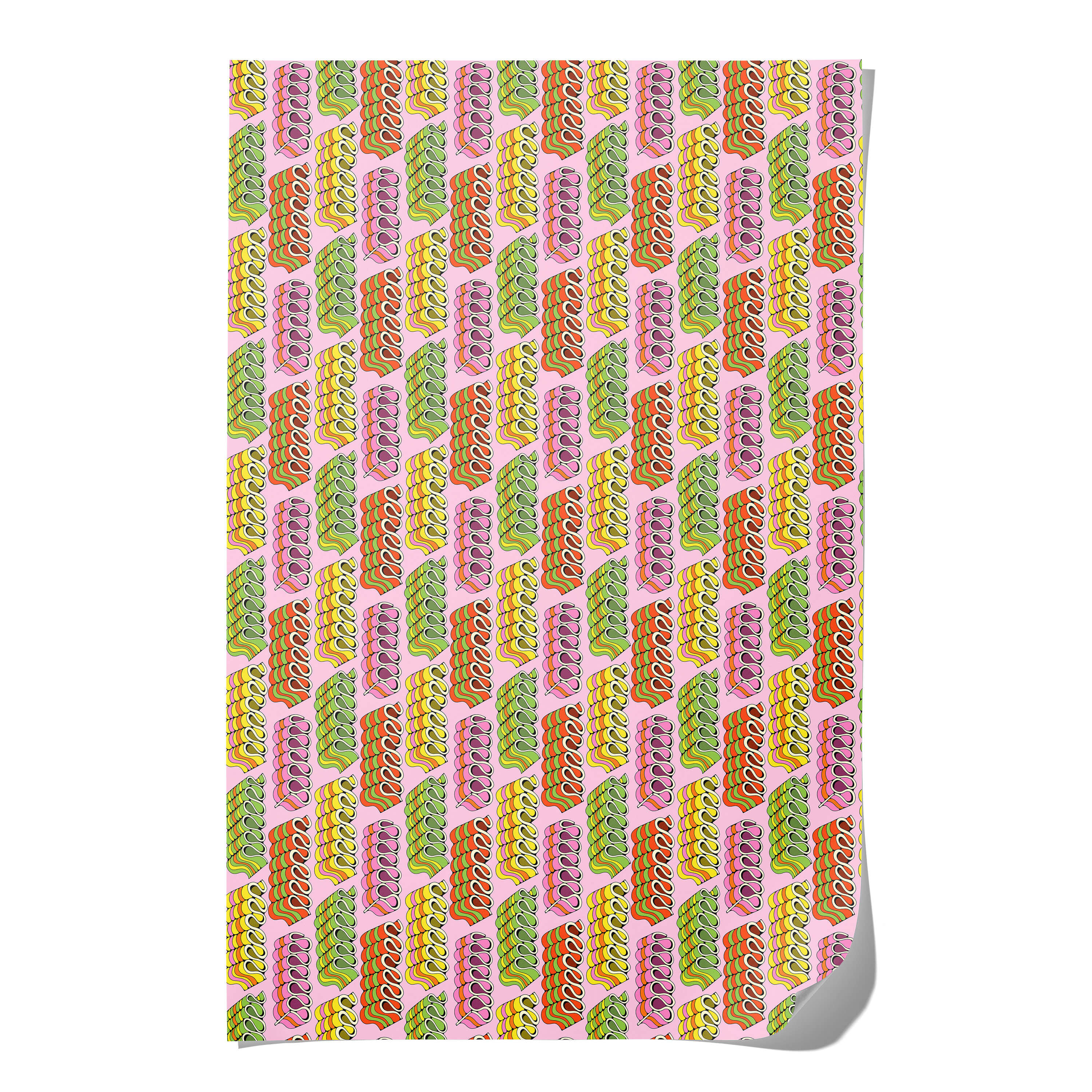Candy Ribbons wrapping paper Single