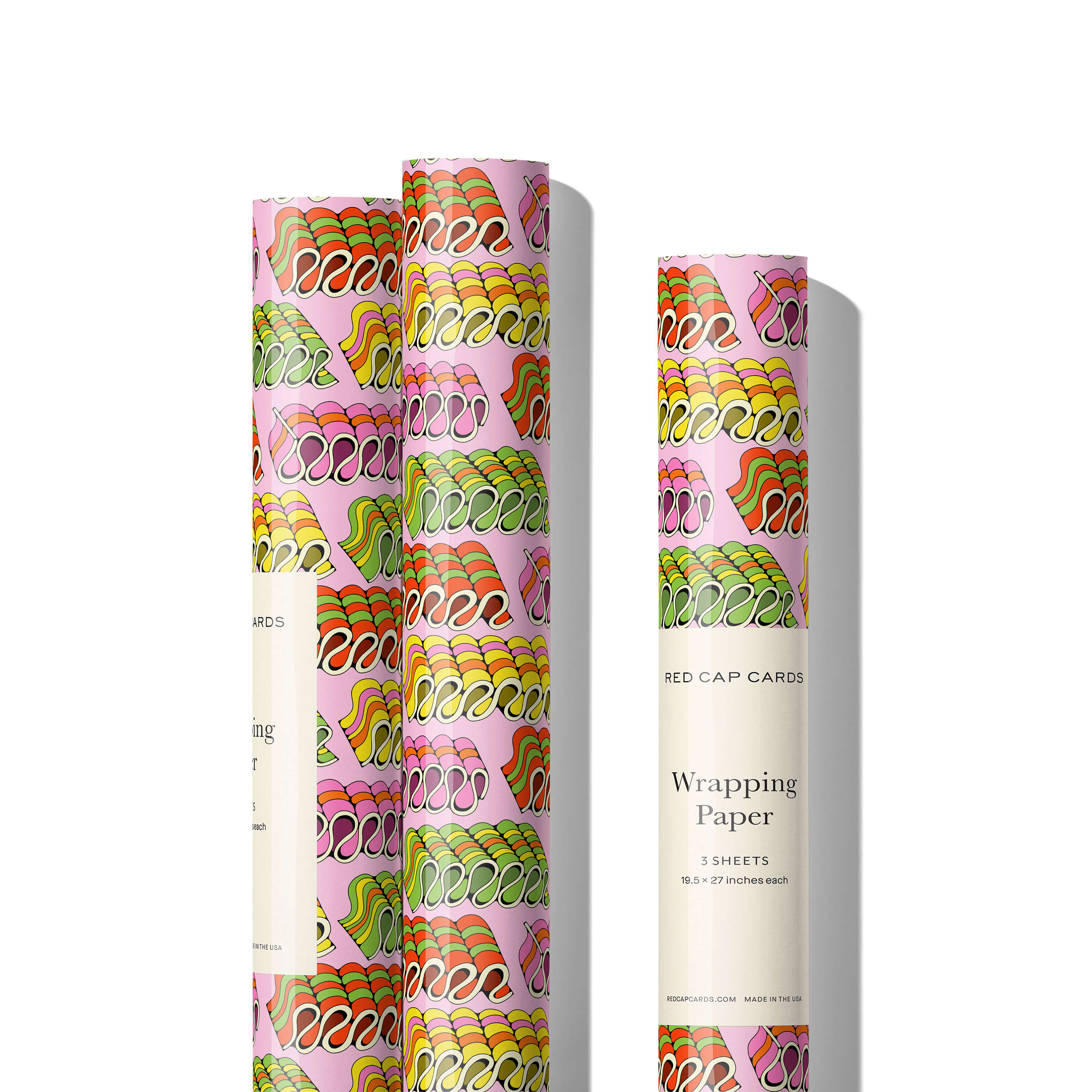 Candy Ribbons wrapping paper Single