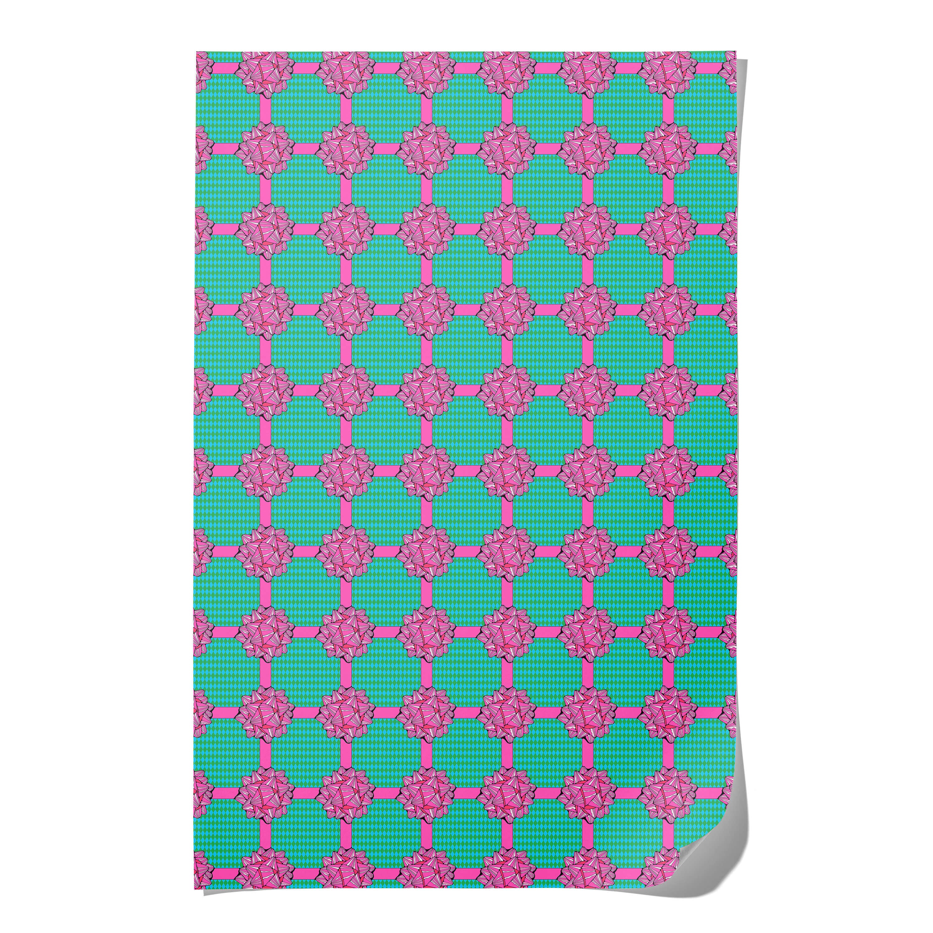 Bows wrapping paper Single