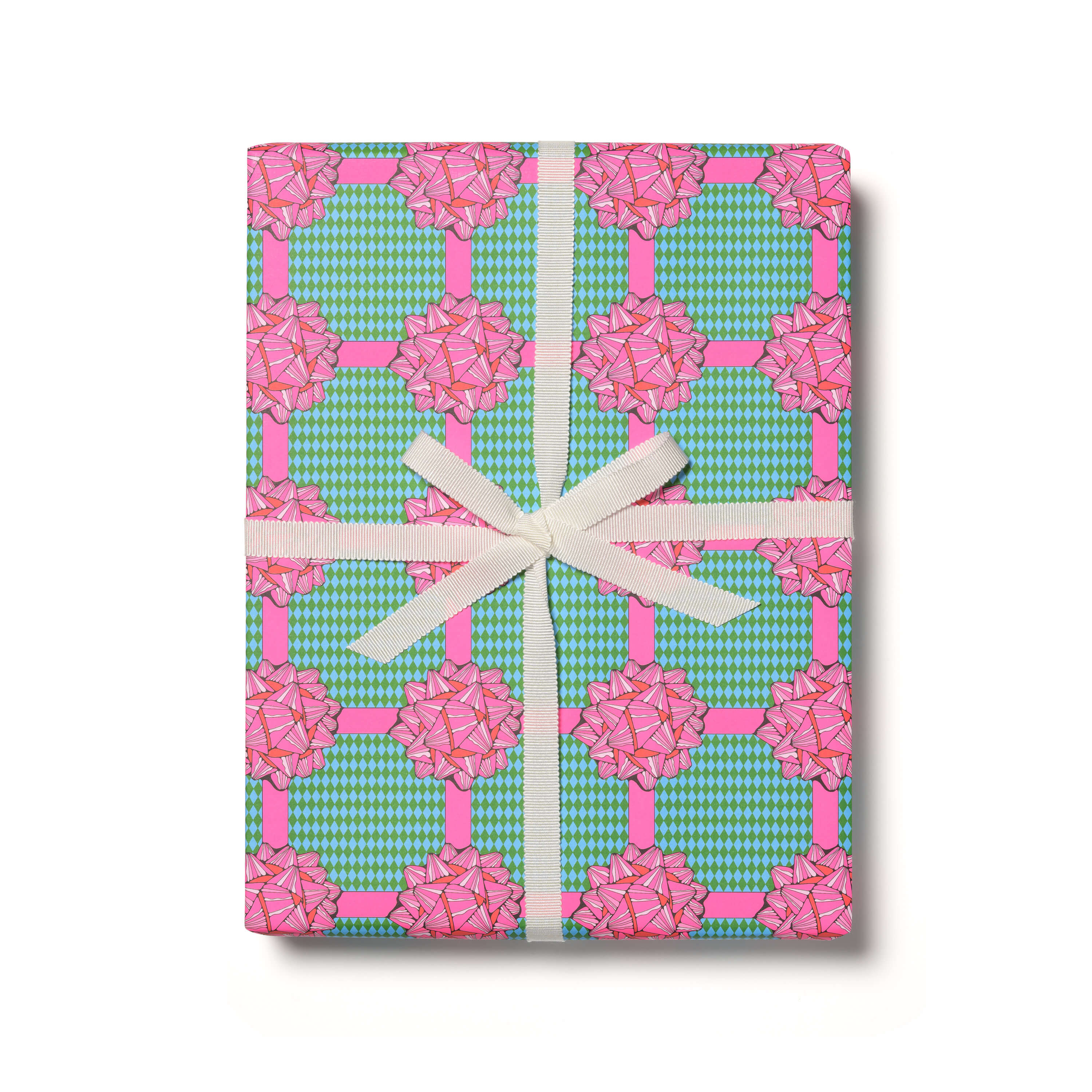 Bows wrapping paper Roll of 3 Sheets