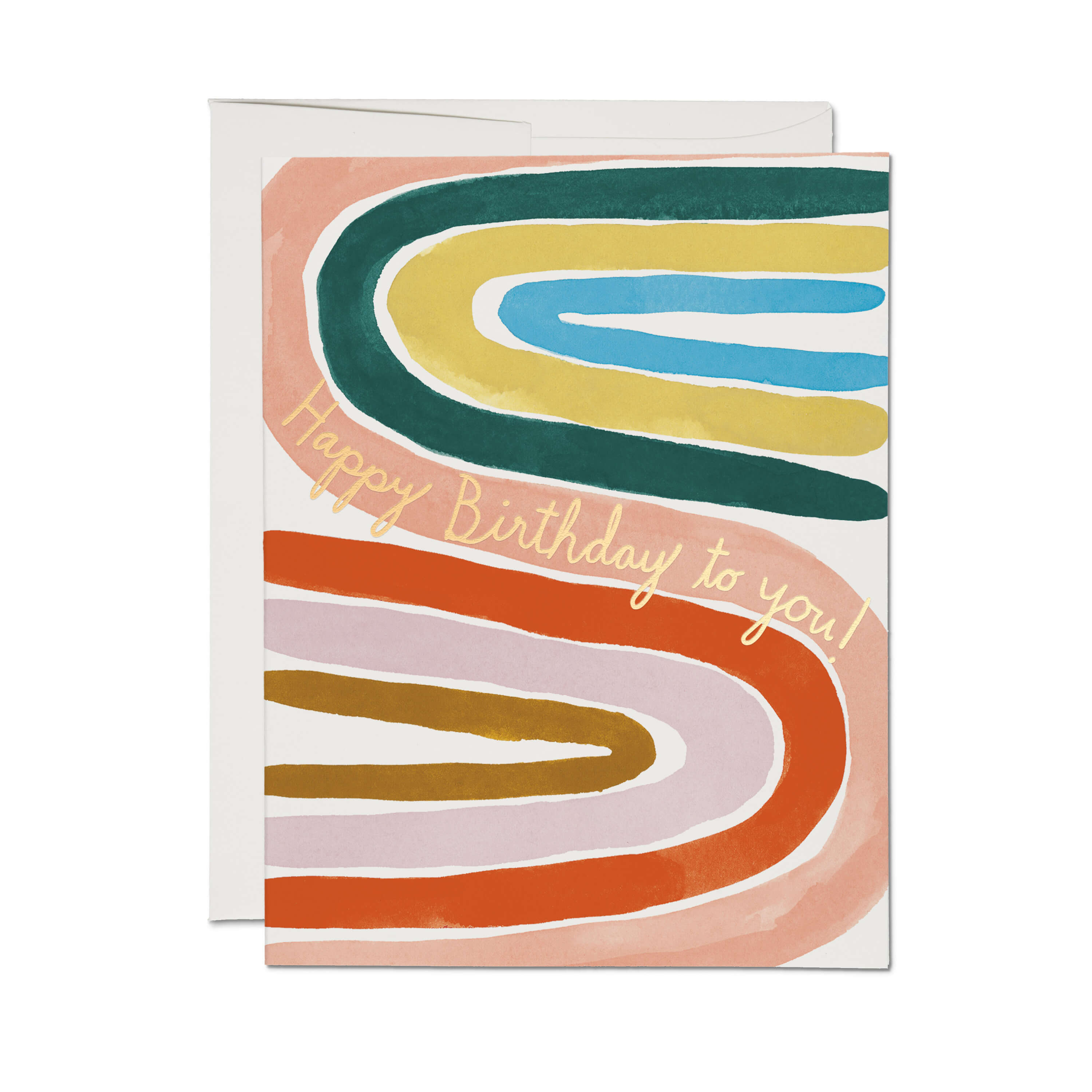 Perfect Rainbow greeting card Single
