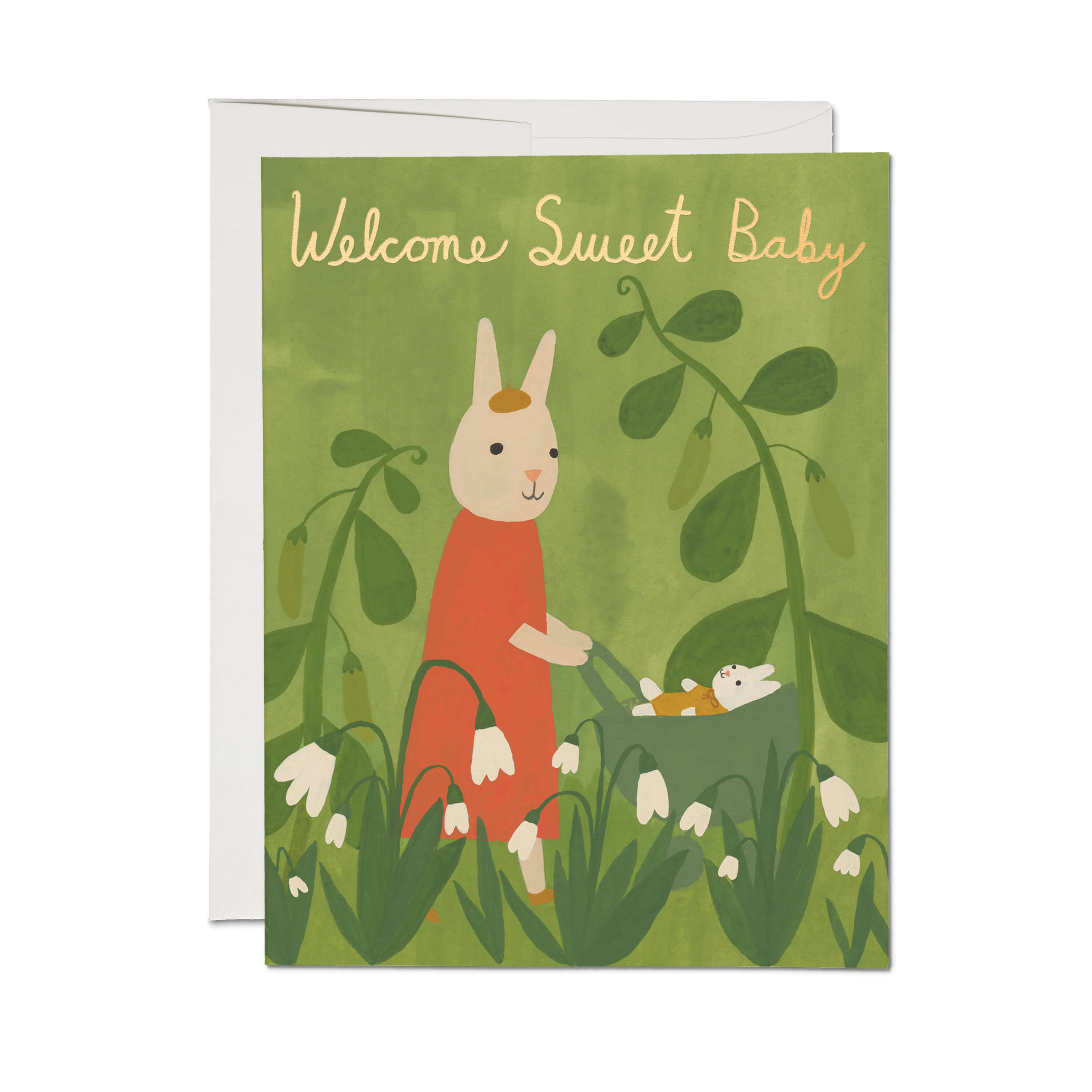 Sweet Bunny greeting card Single