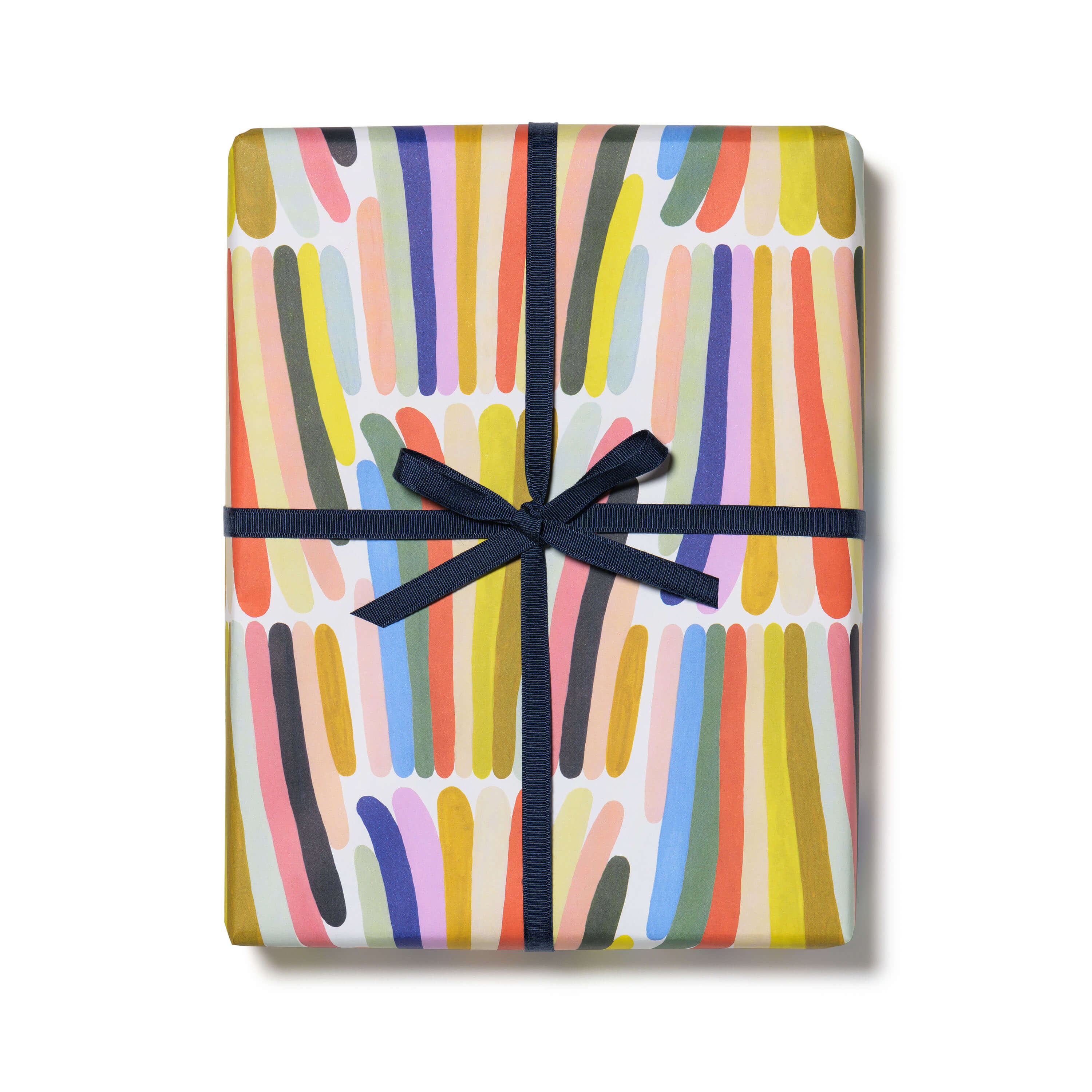 Rainbow Stripes wrapping paper ROLL OF 3 SHEETS