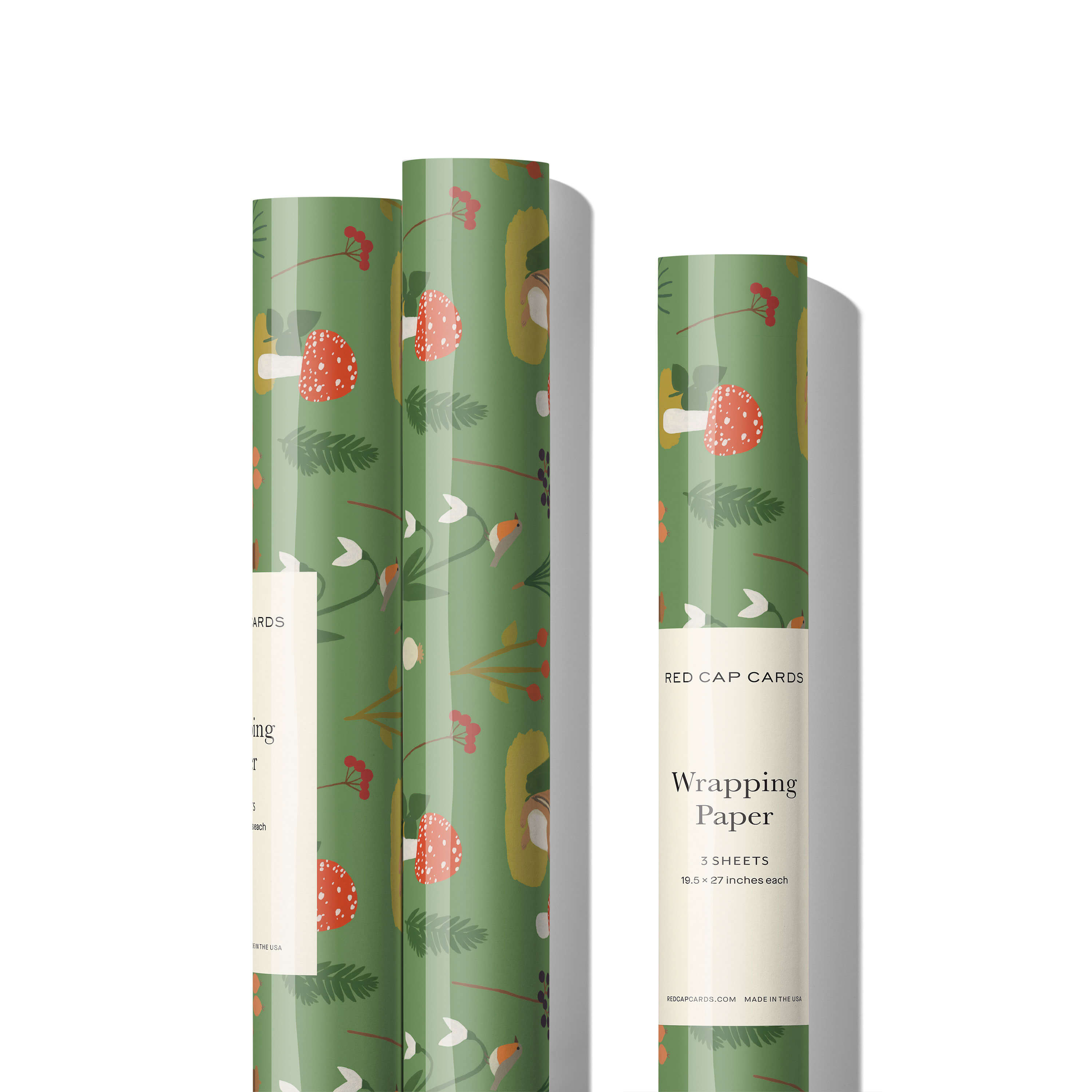 Forest Critters wrapping paper Single