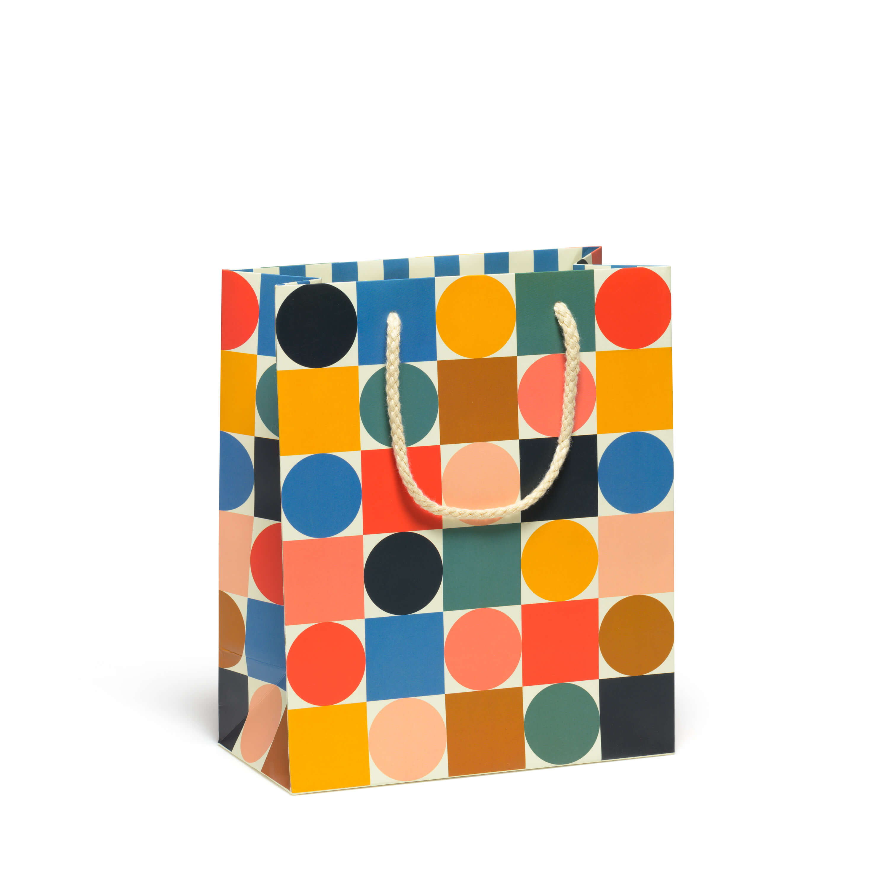 Circles and Squares medium gift bag