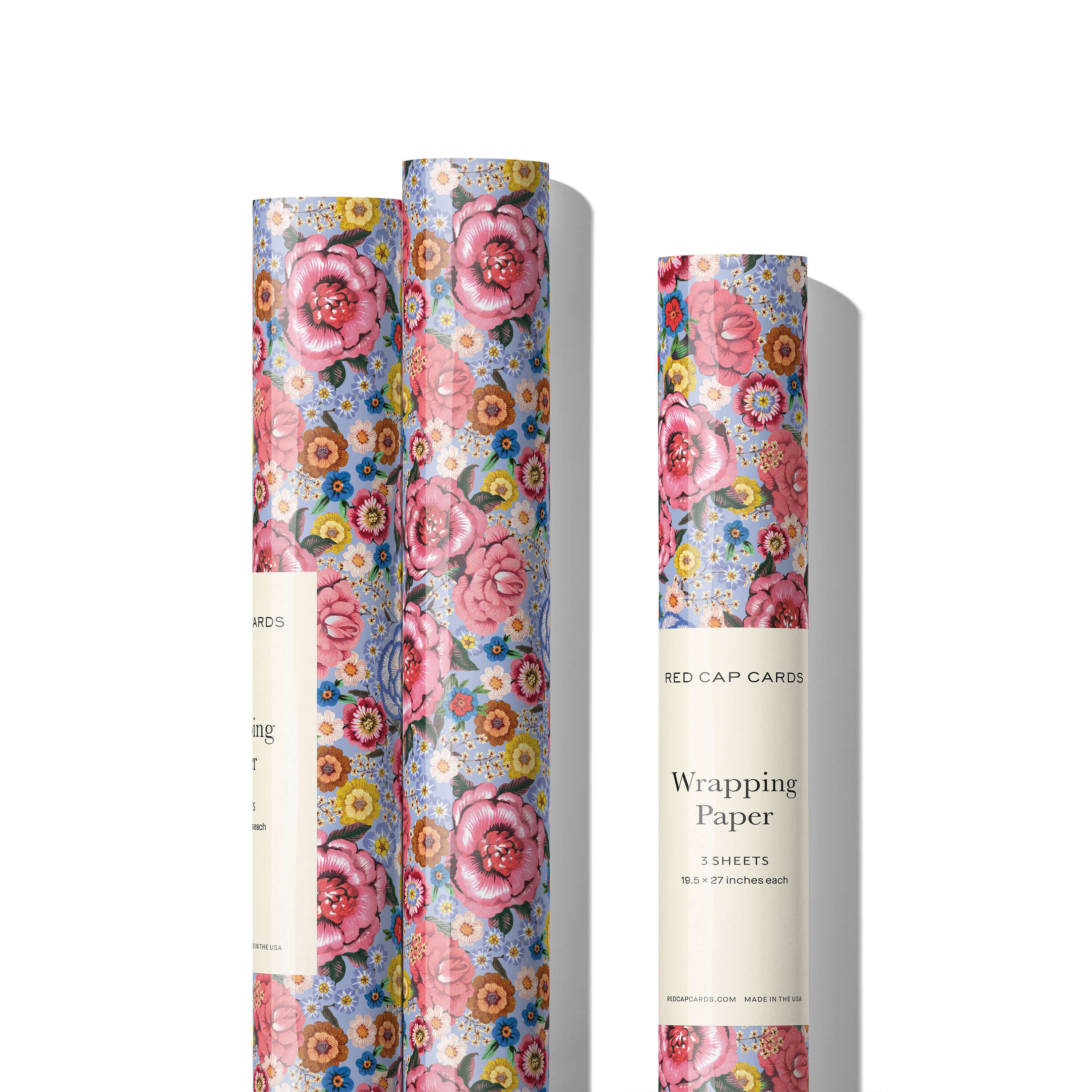 Blue Rose wrapping paper Single