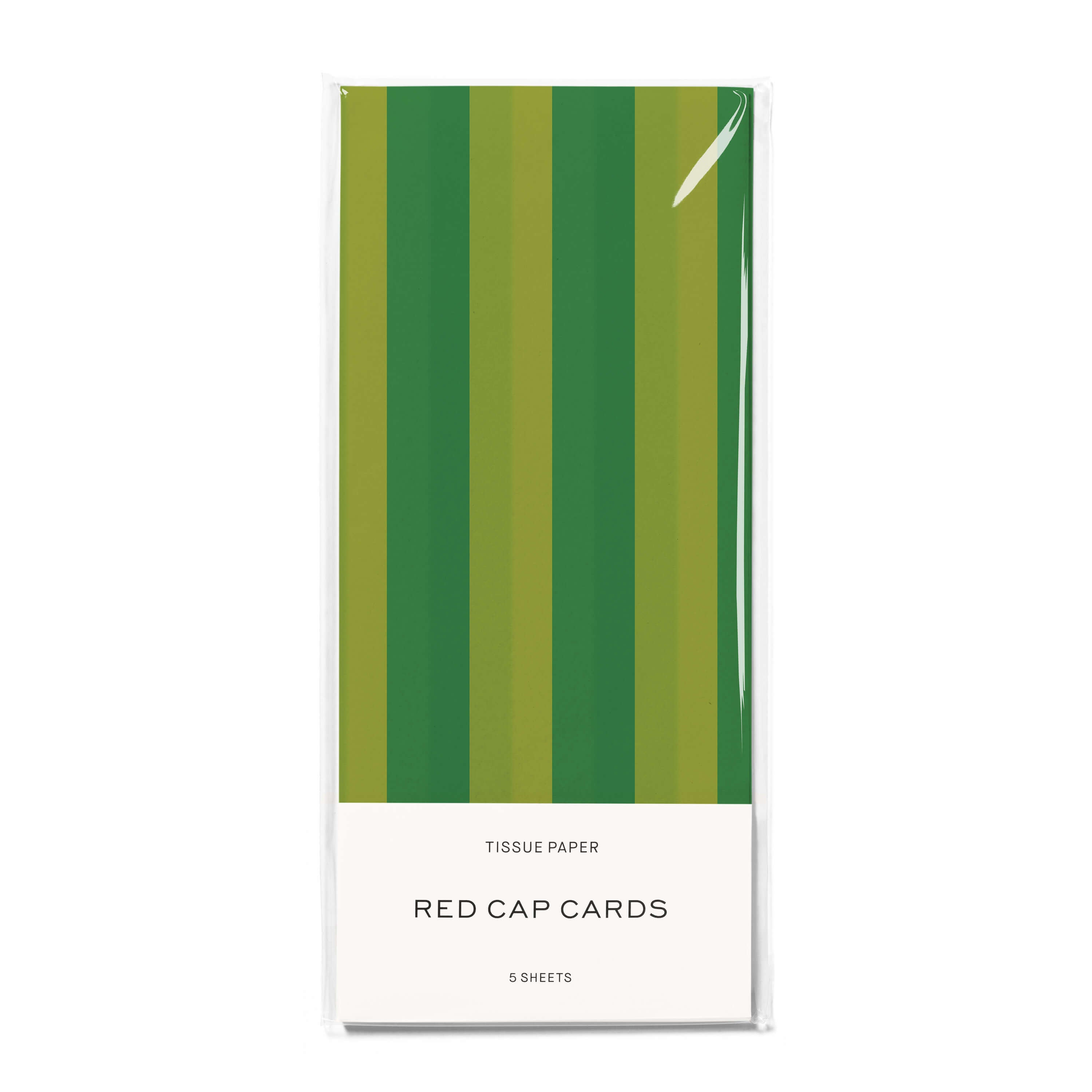 Green Stripes tissue 5 Sheets