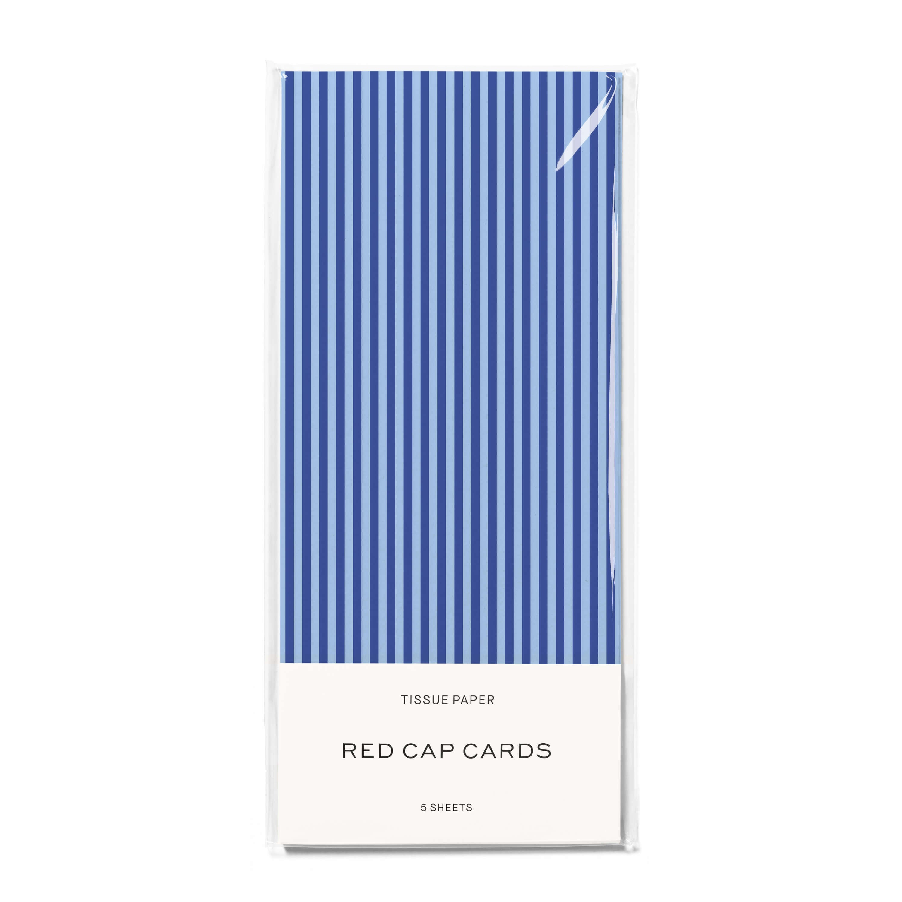 Blue Pinstripes tissue 5 Sheets