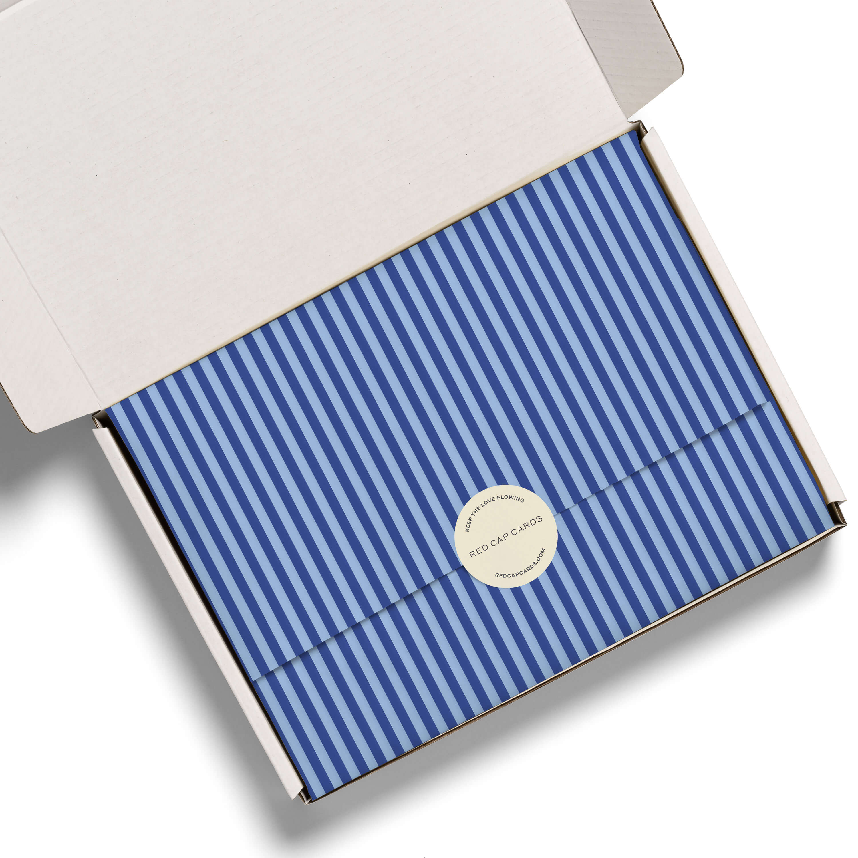 Blue Pinstripes tissue 5 Sheets