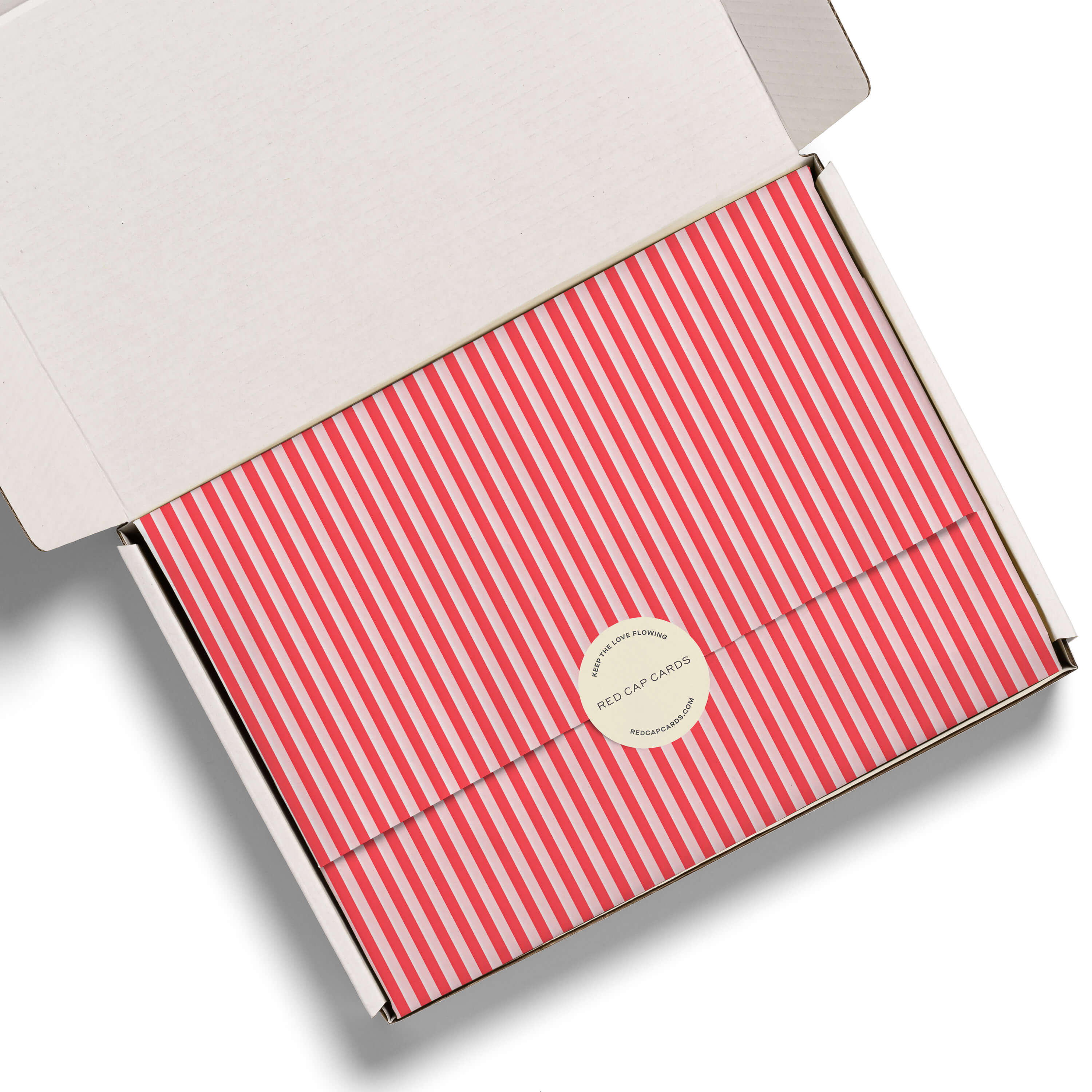 Red Pinstripes tissue 5 Sheets