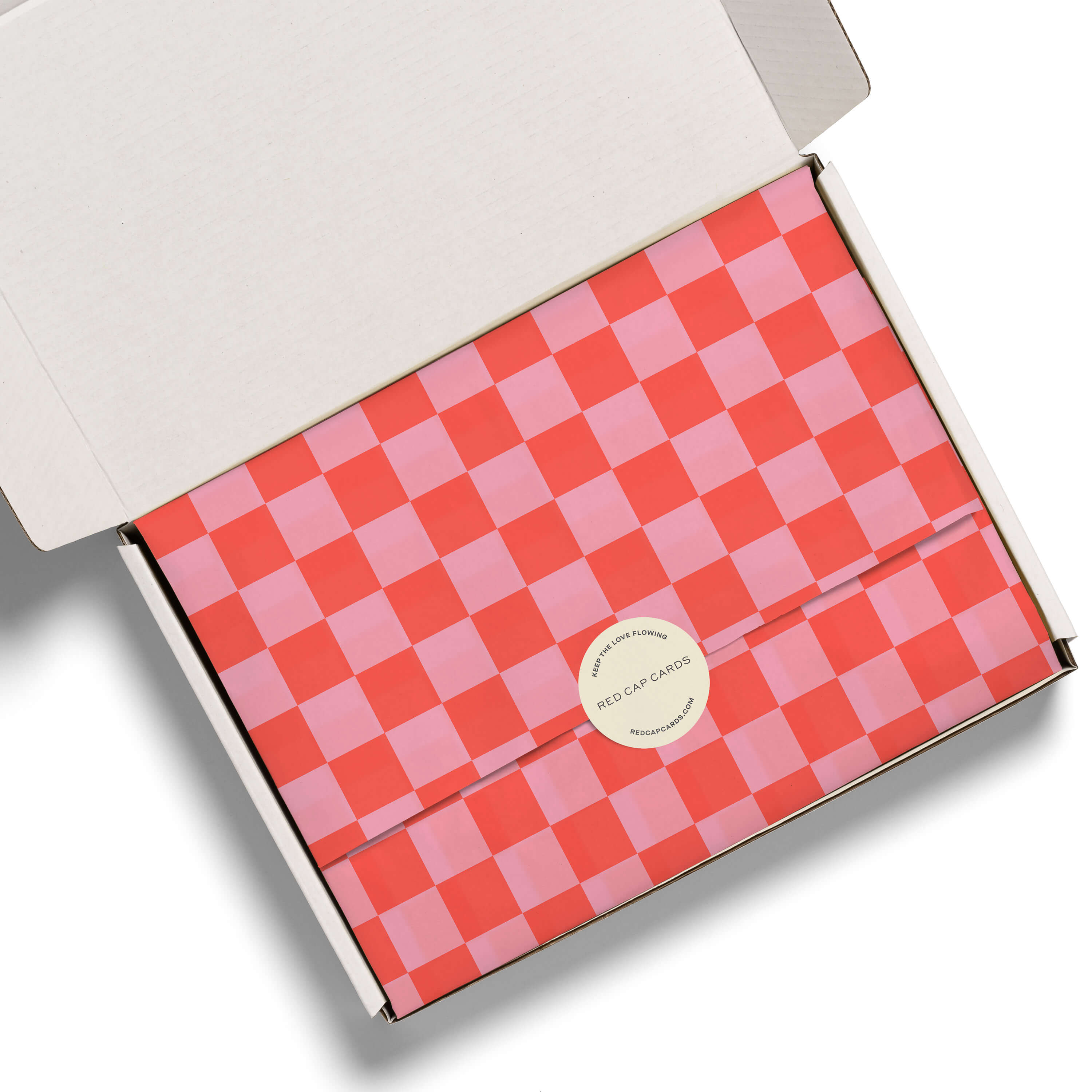 Red Checkers tissue 5 Sheets