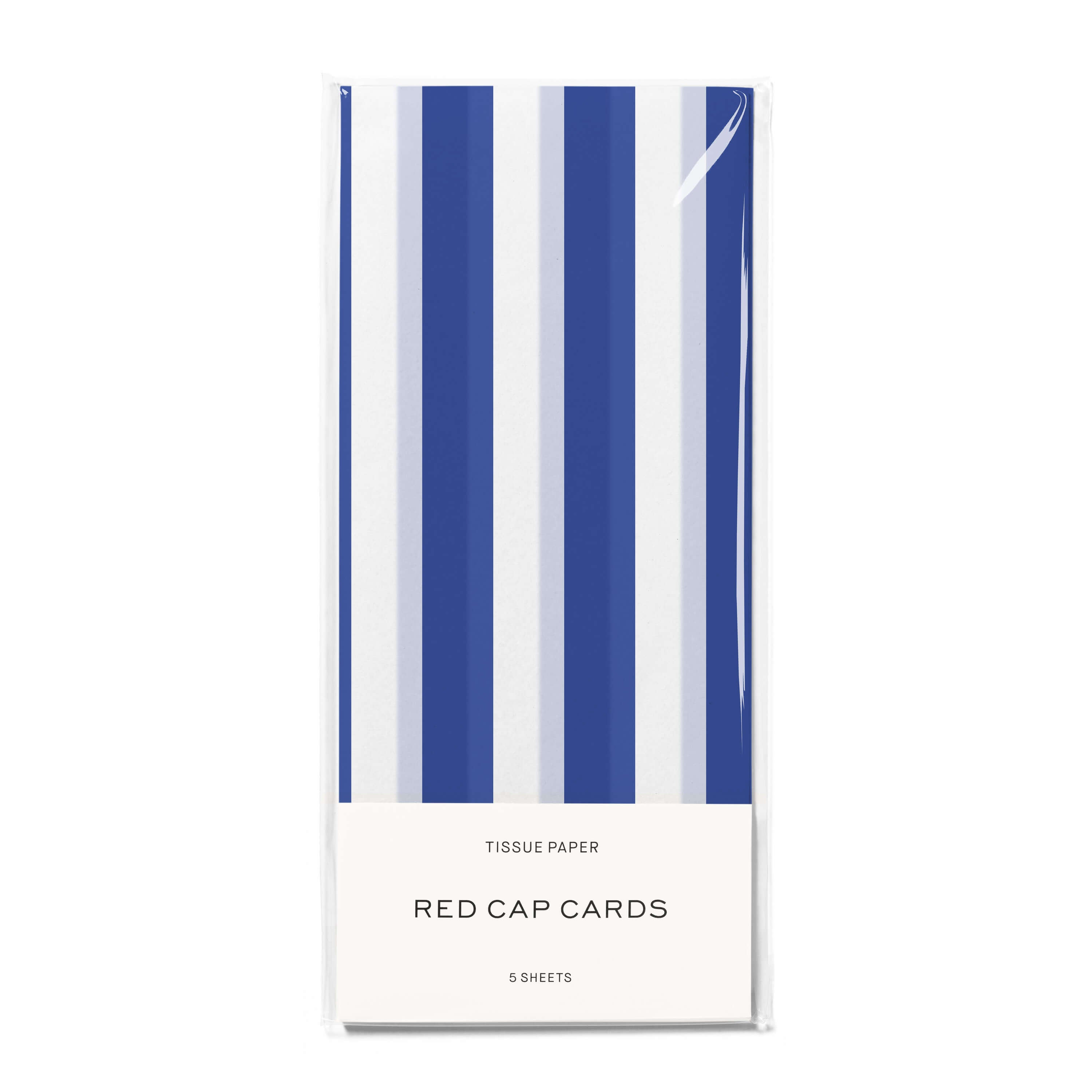 Chunky Blue Stripes tissue 5 Sheets