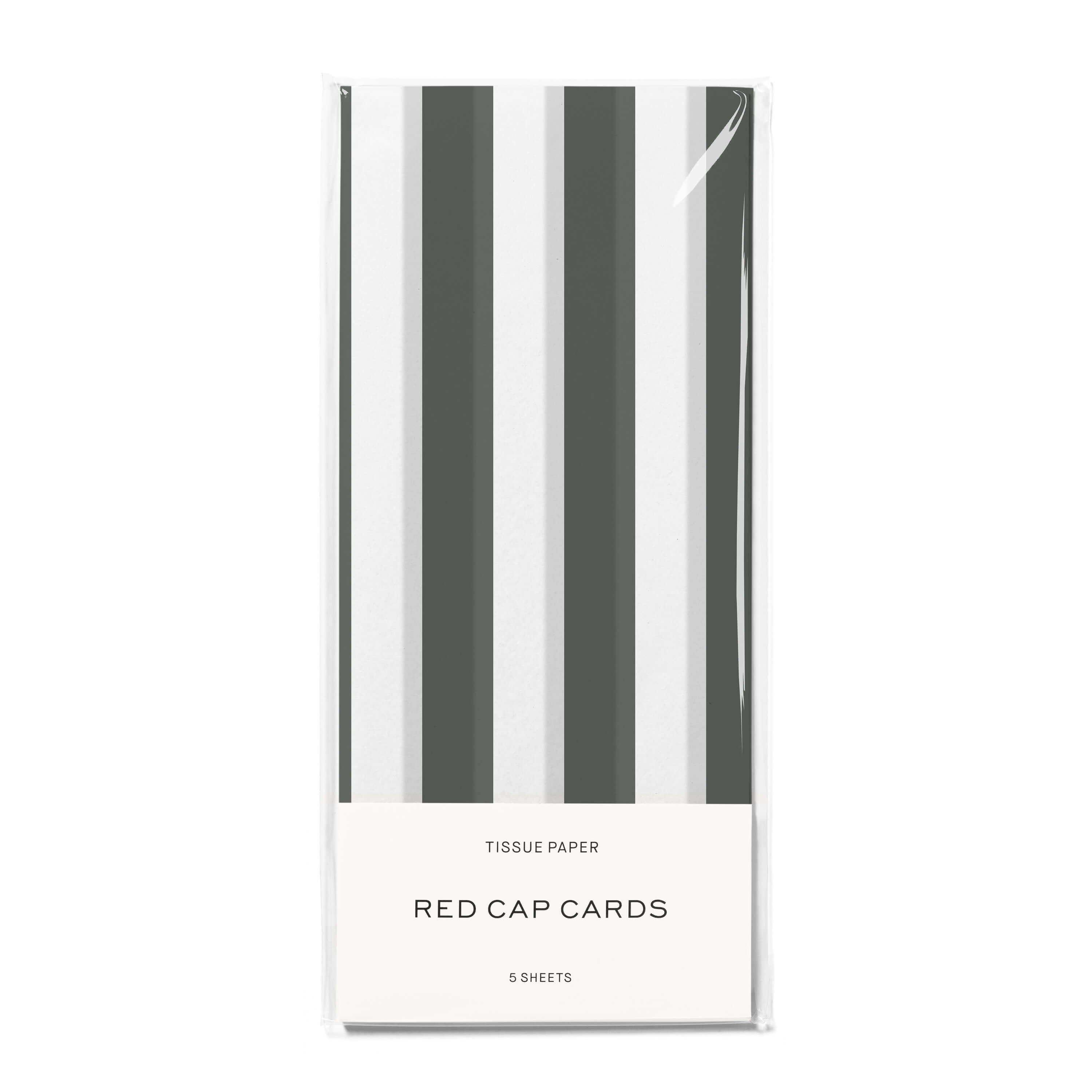 Chunky Black Stripes tissue 5 Sheets