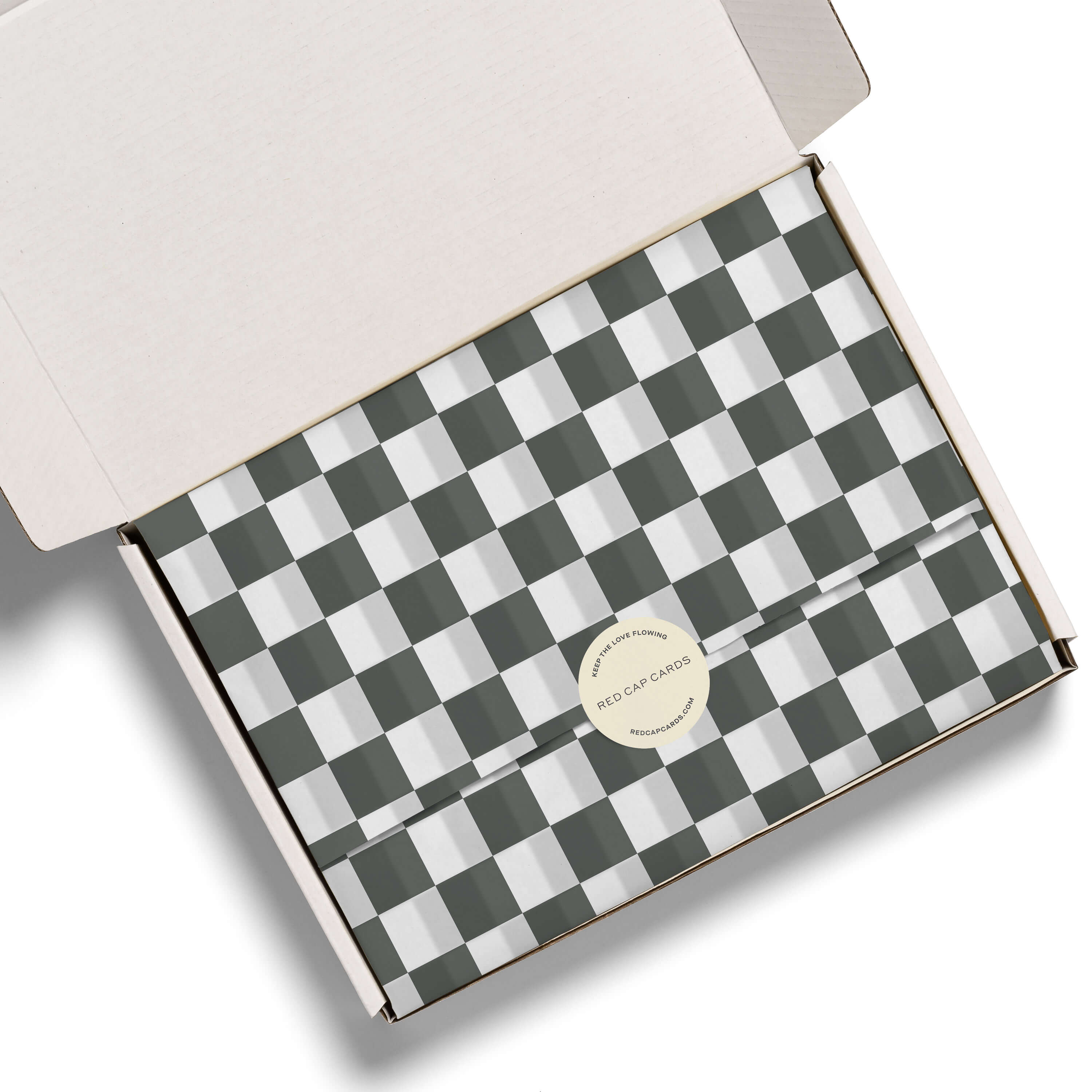 Black Checkers tissue 5 Sheets